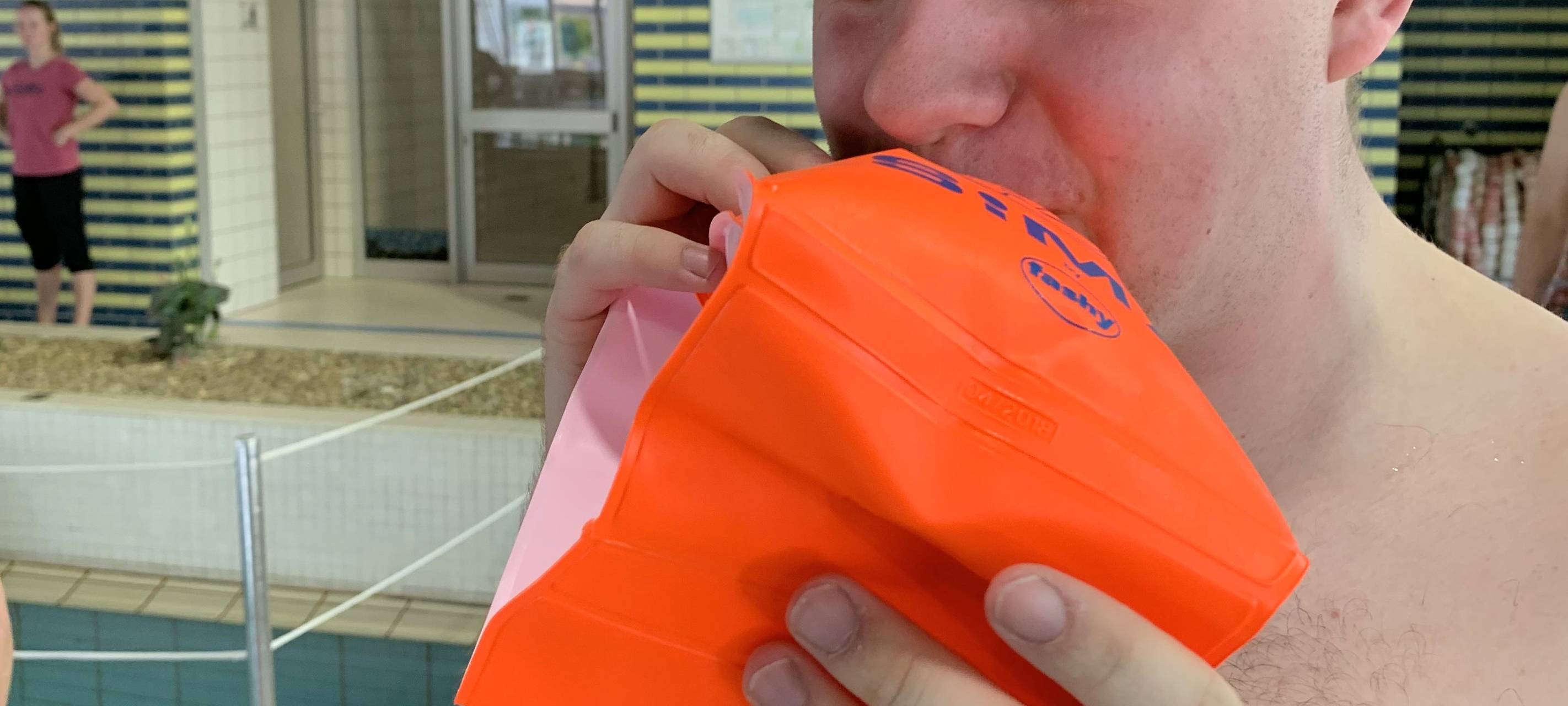 In die Wanne, fertig - los!