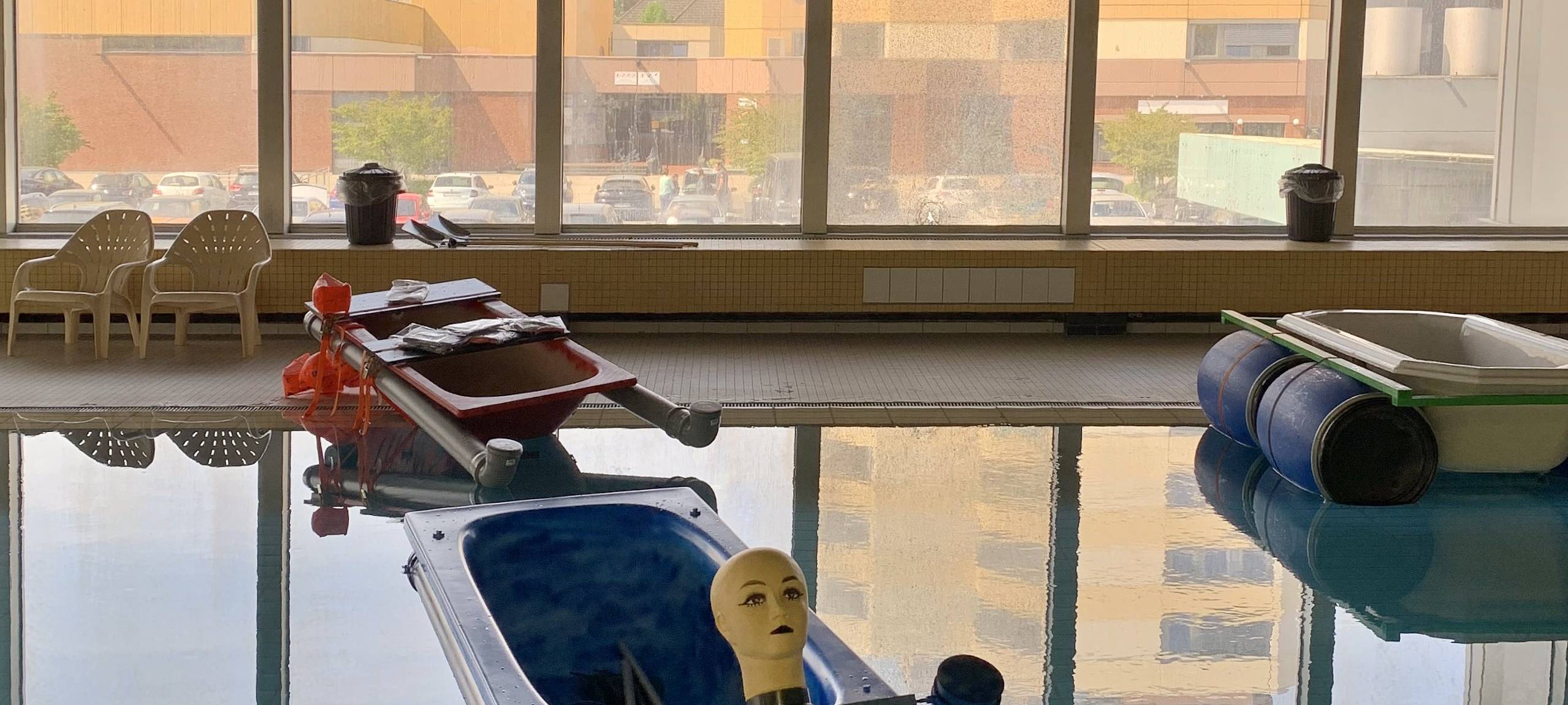 In die Wanne, fertig - los!