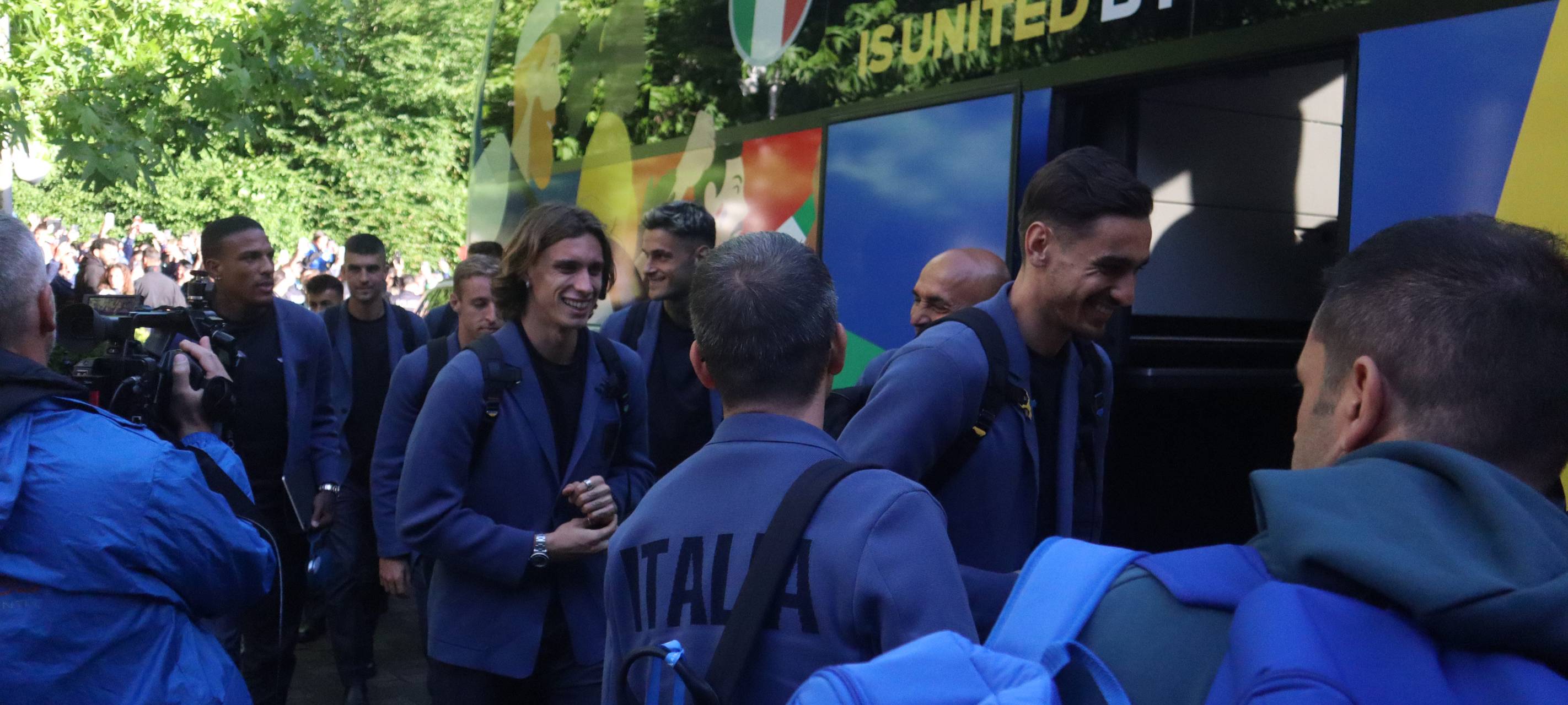 Italienische Fußball-Nationalmannschaft in Iserlohn angekommen