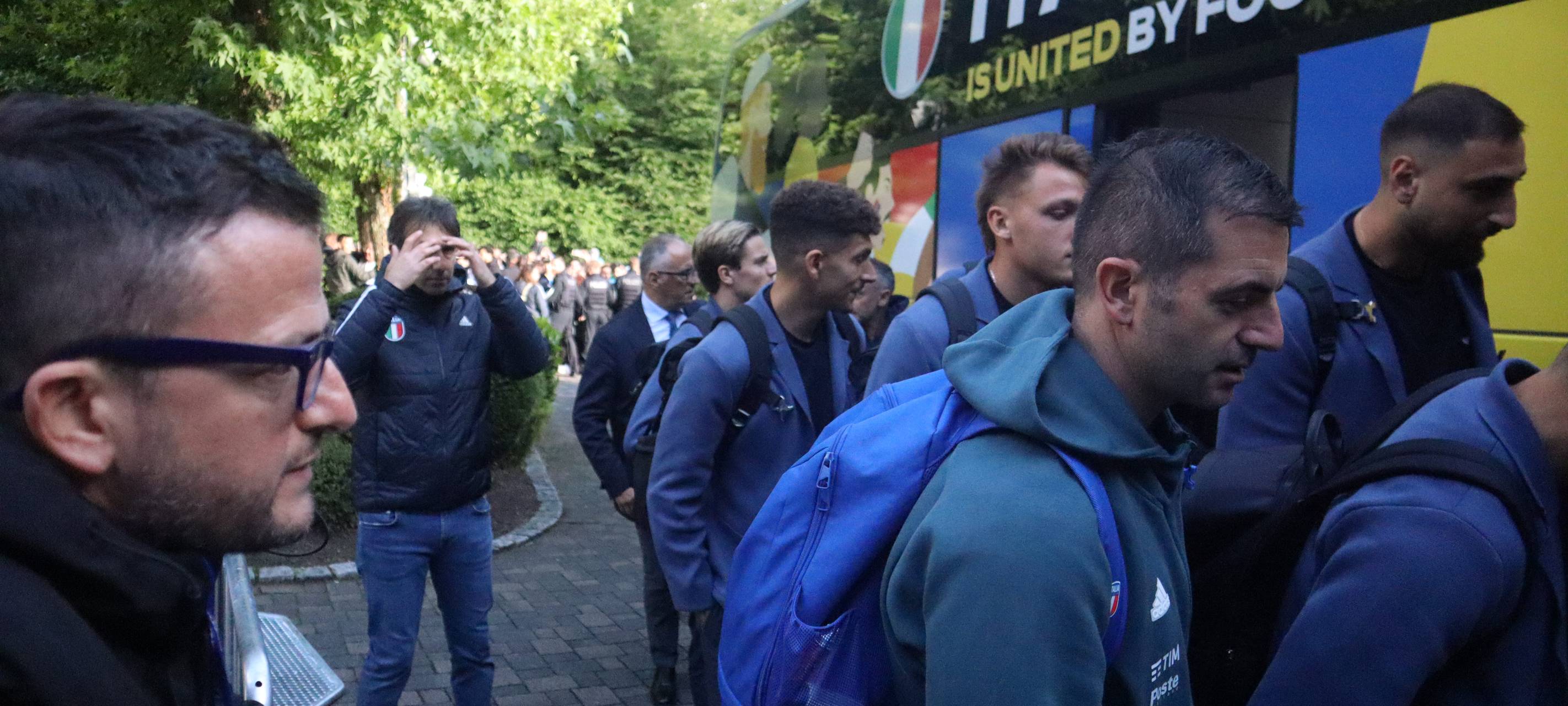 Italienische Fußball-Nationalmannschaft in Iserlohn angekommen