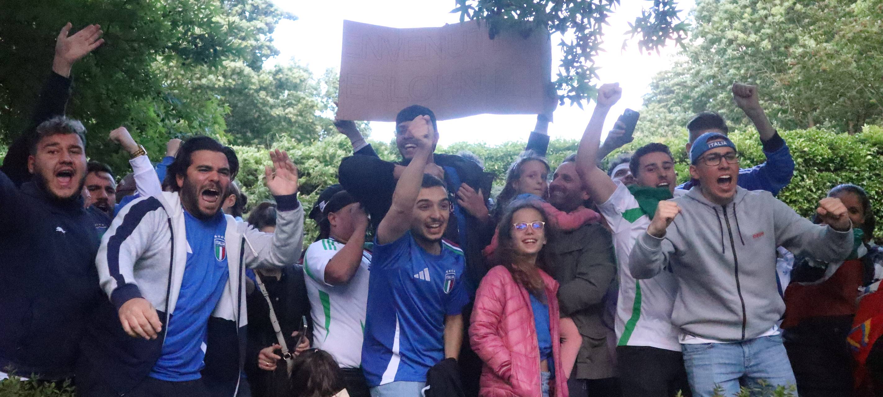 Italienische Fußball-Nationalmannschaft in Iserlohn angekommen
