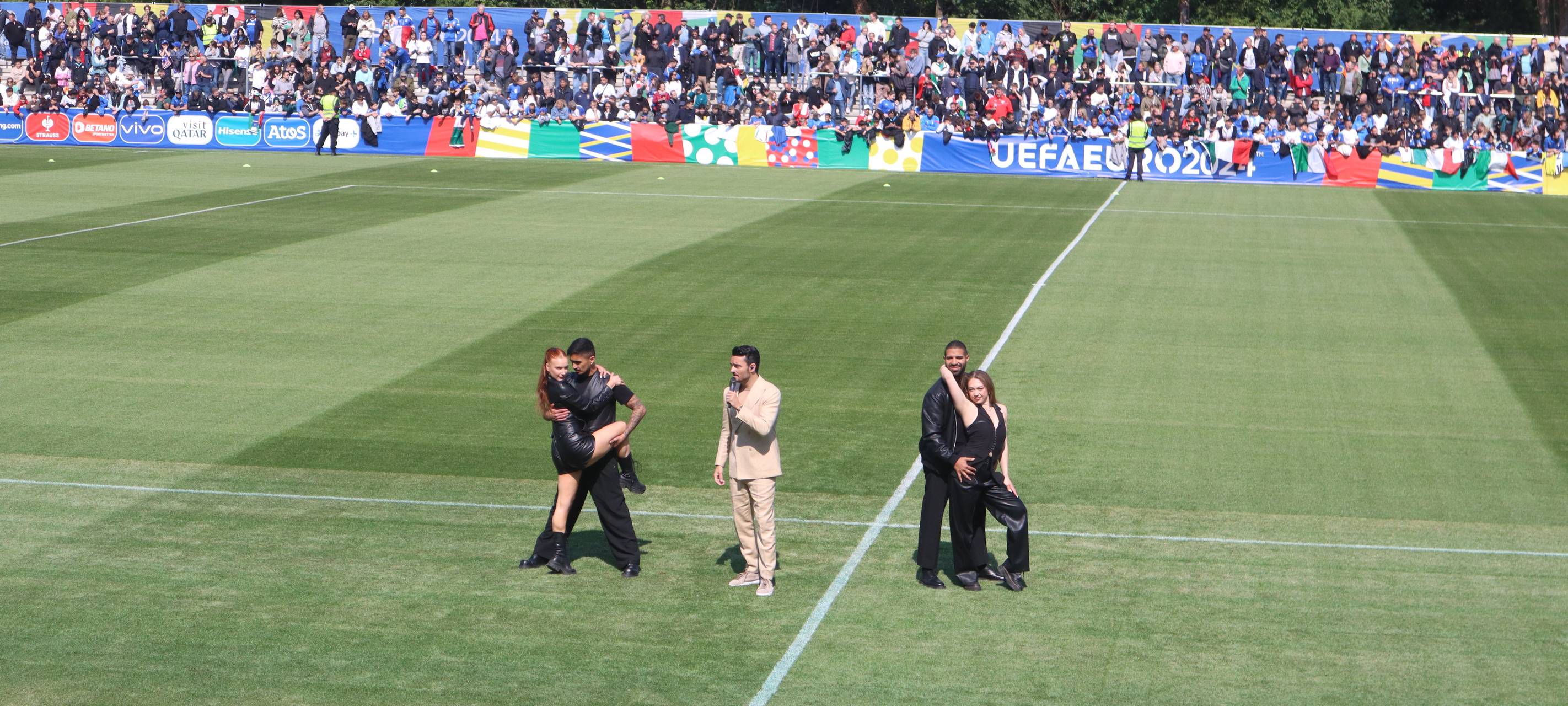 So war das öffentliche Training der Italiener in Iserlohn