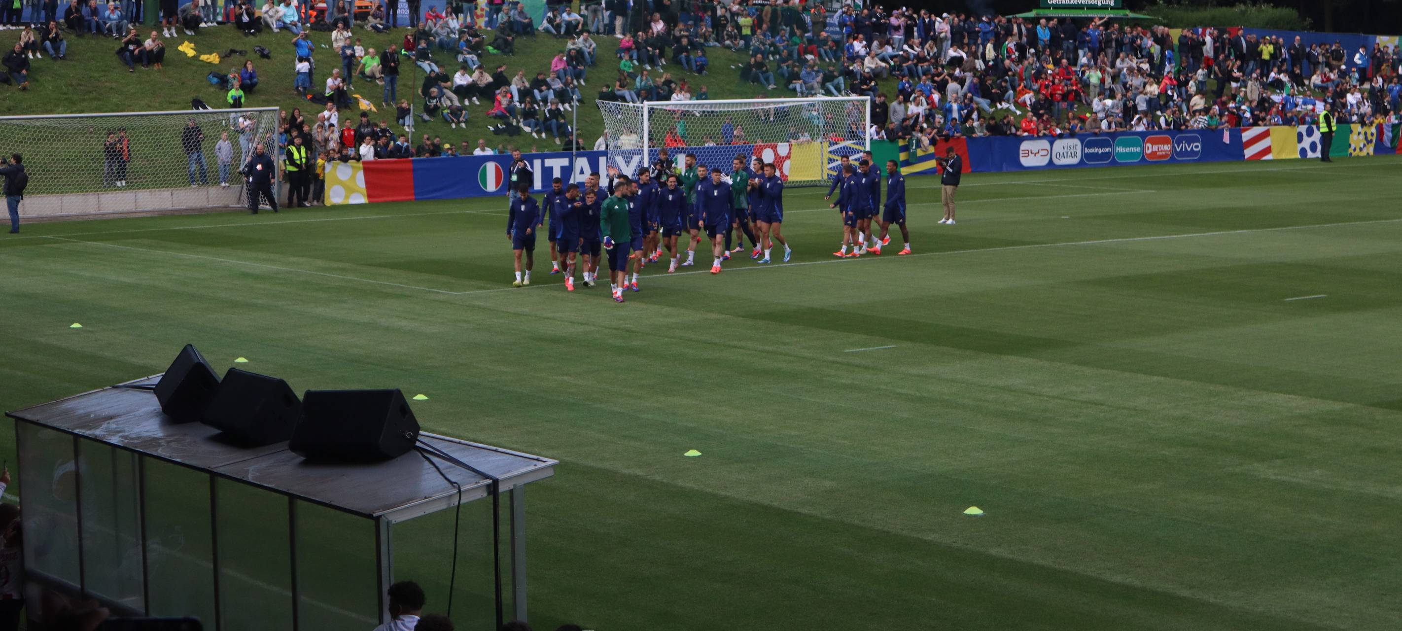 So war das öffentliche Training der Italiener in Iserlohn