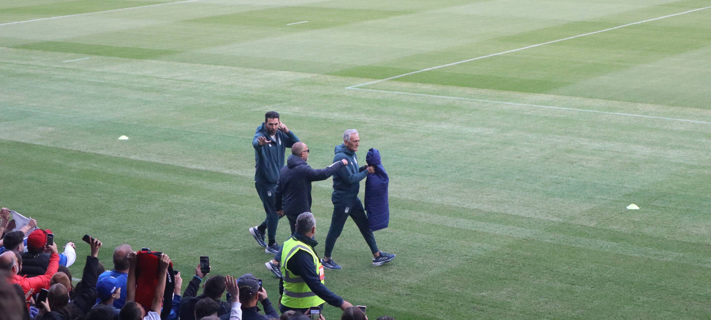 So war das öffentliche Training der Italiener in Iserlohn