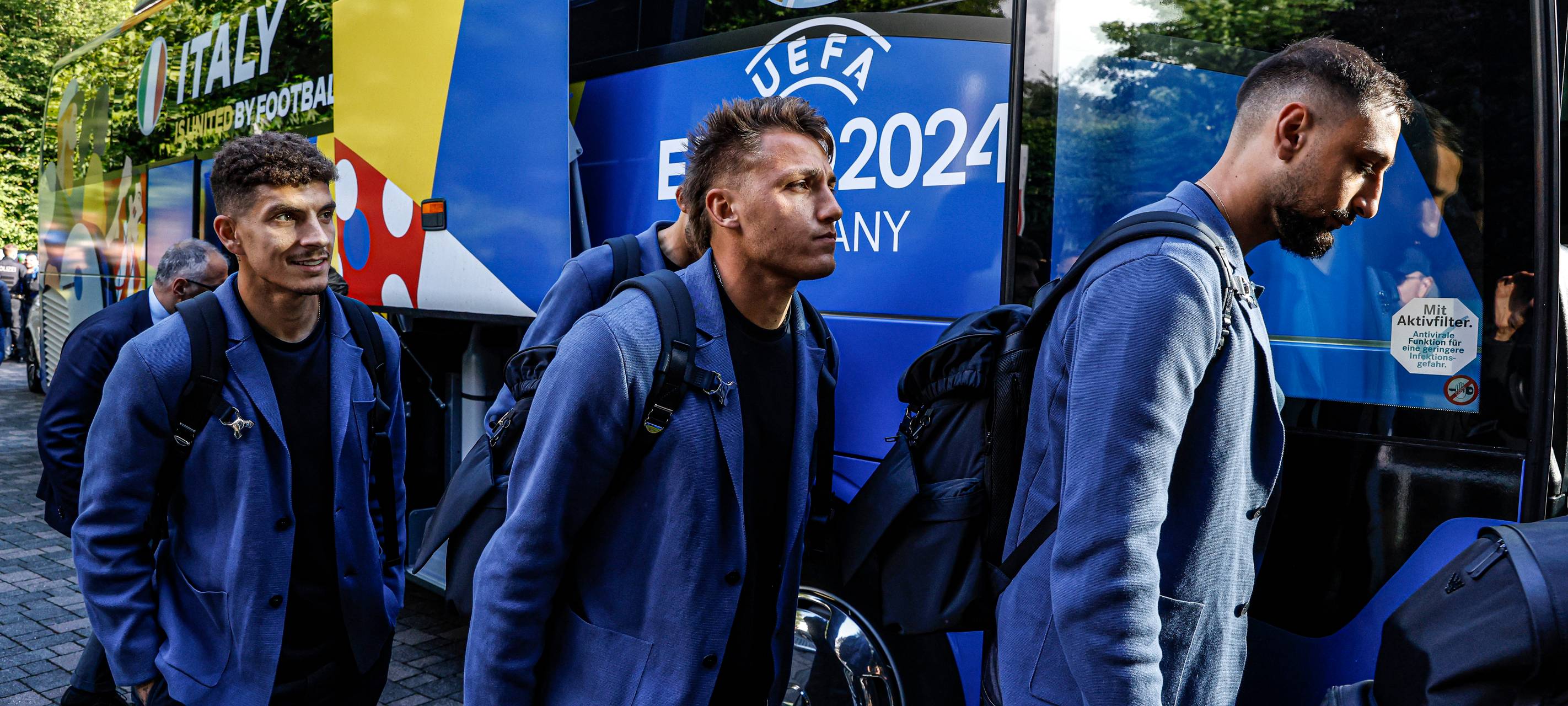 Italienische Fußball-Nationalmannschaft in Iserlohn angekommen