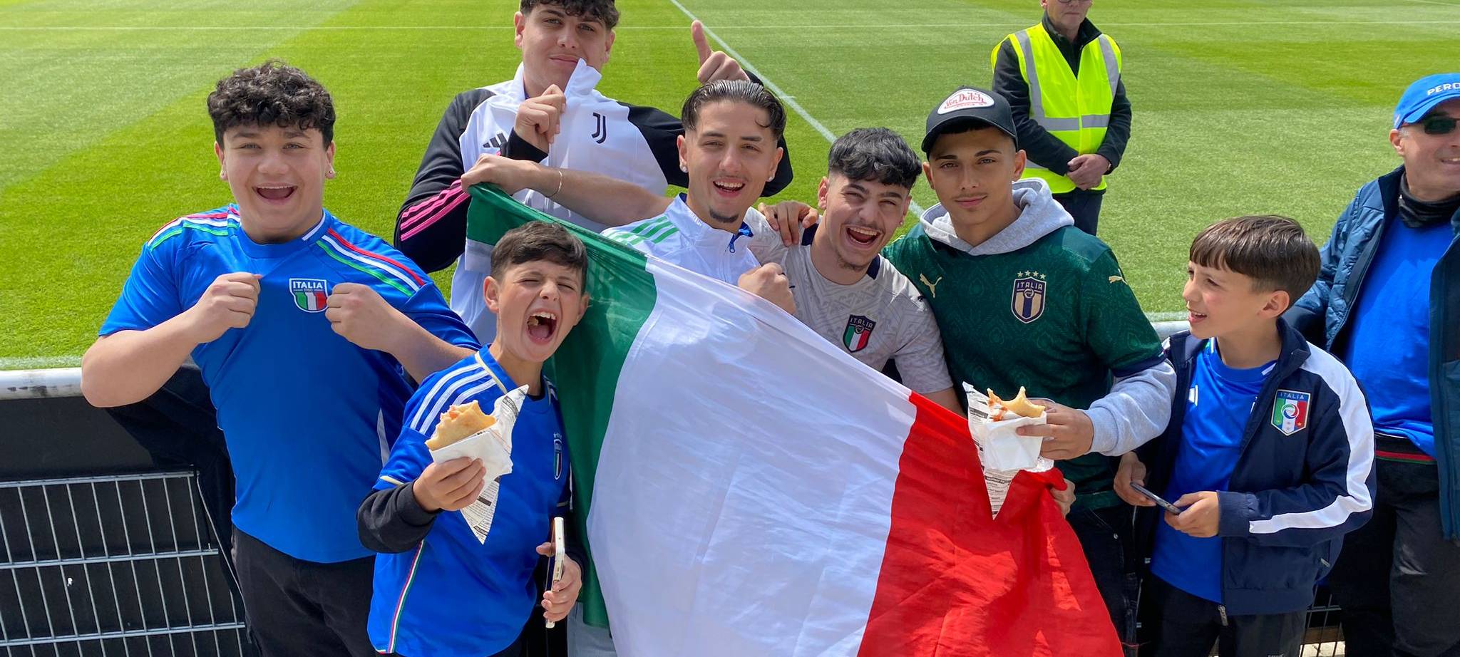 So war das öffentliche Training der Italiener in Iserlohn