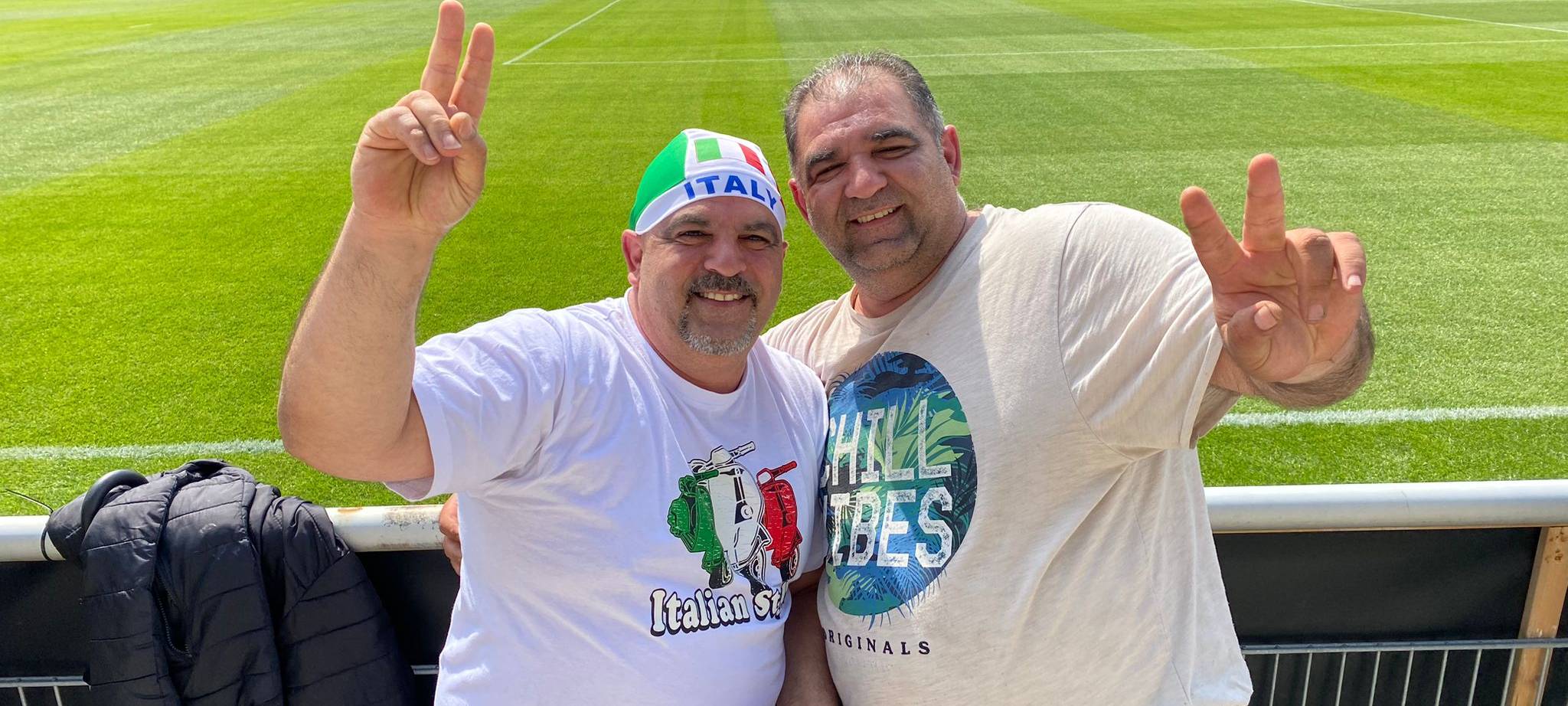 Italienische Fußball-Nationalmannschaft begeistert Fans in Iserlohn