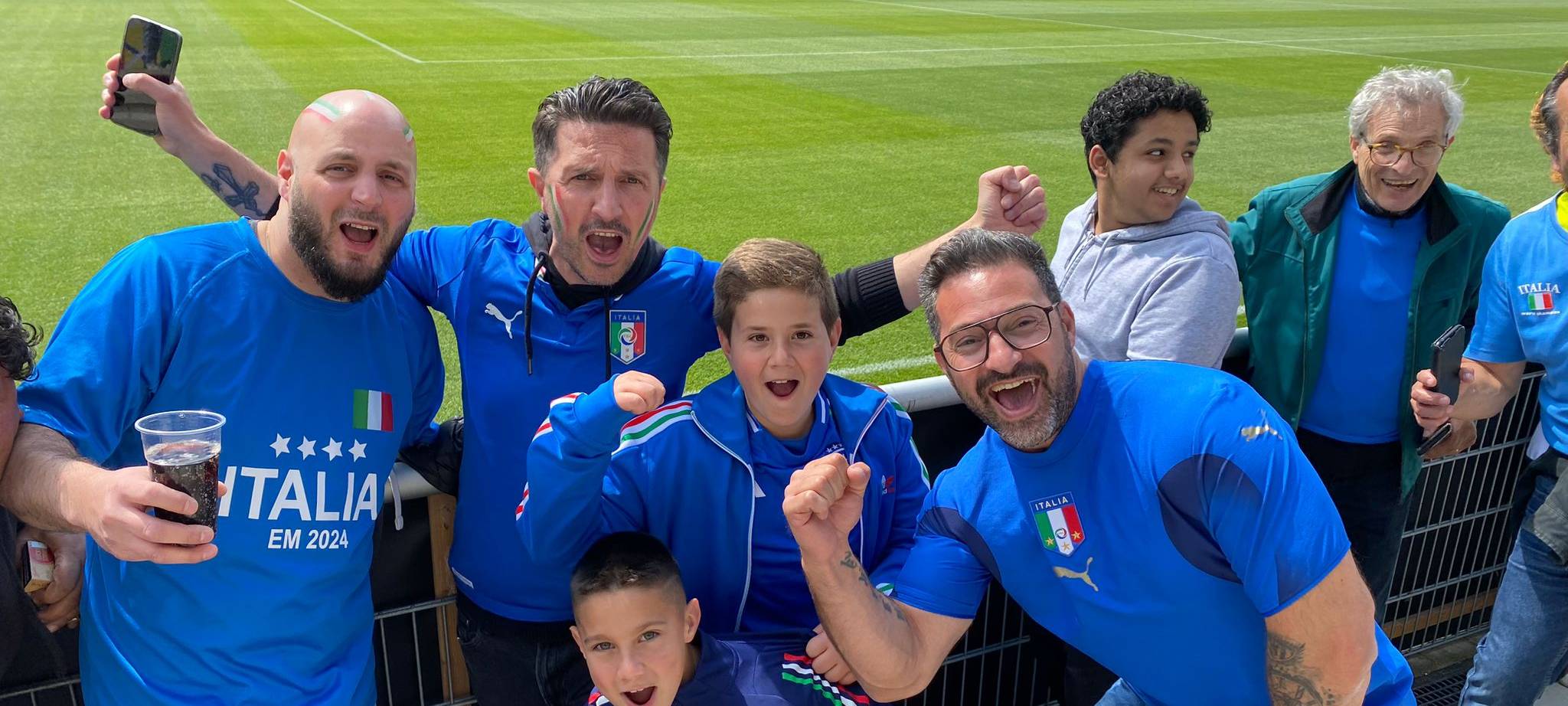 So war das öffentliche Training der Italiener in Iserlohn