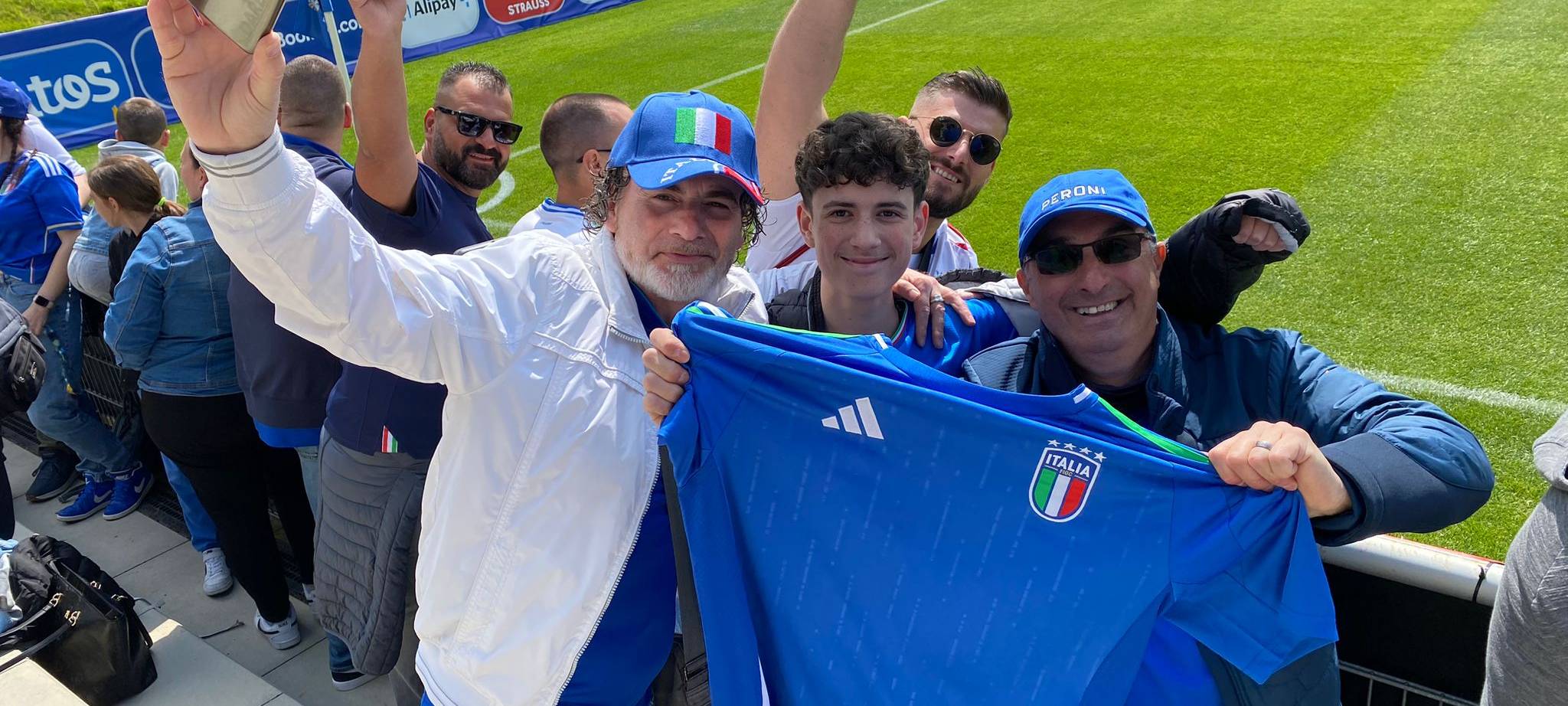 So war das öffentliche Training der Italiener in Iserlohn