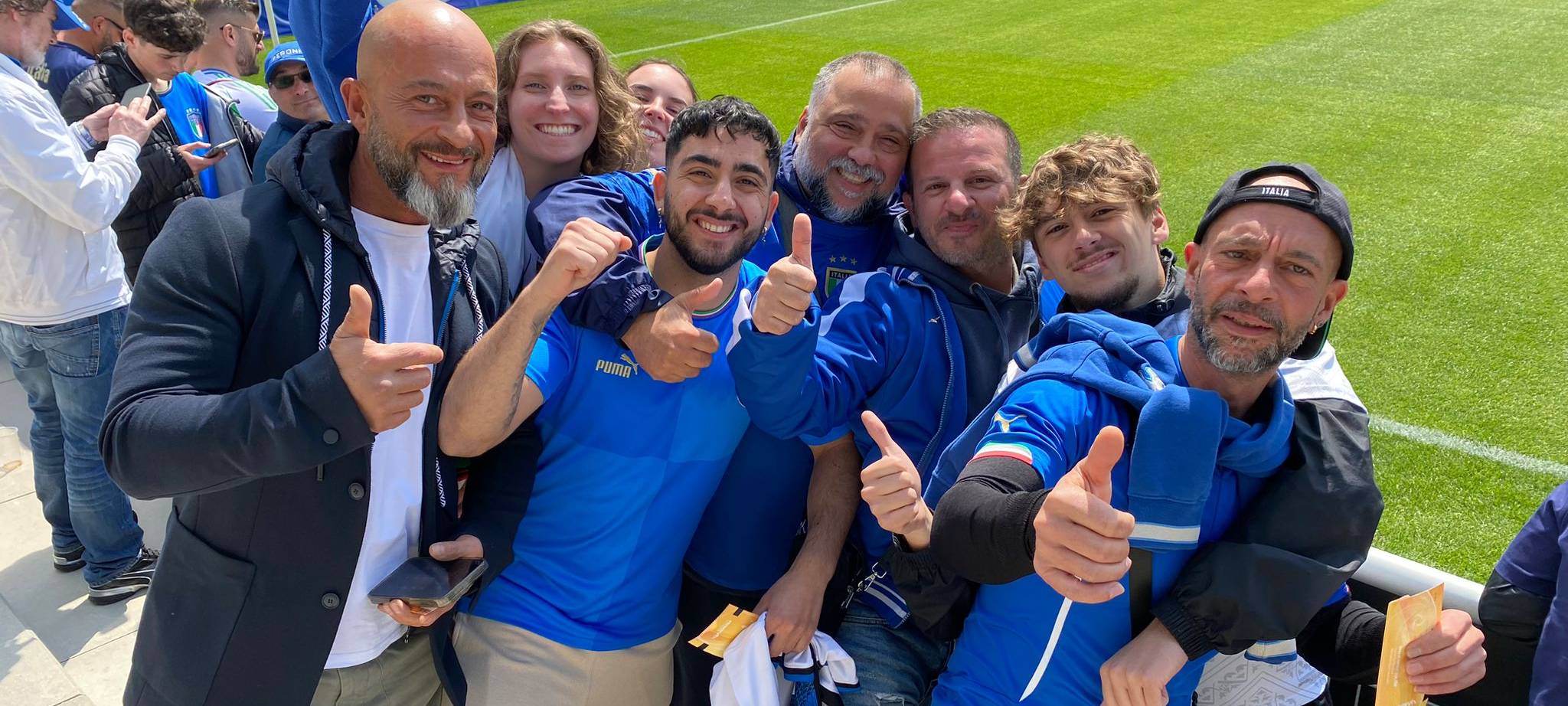So war das öffentliche Training der Italiener in Iserlohn