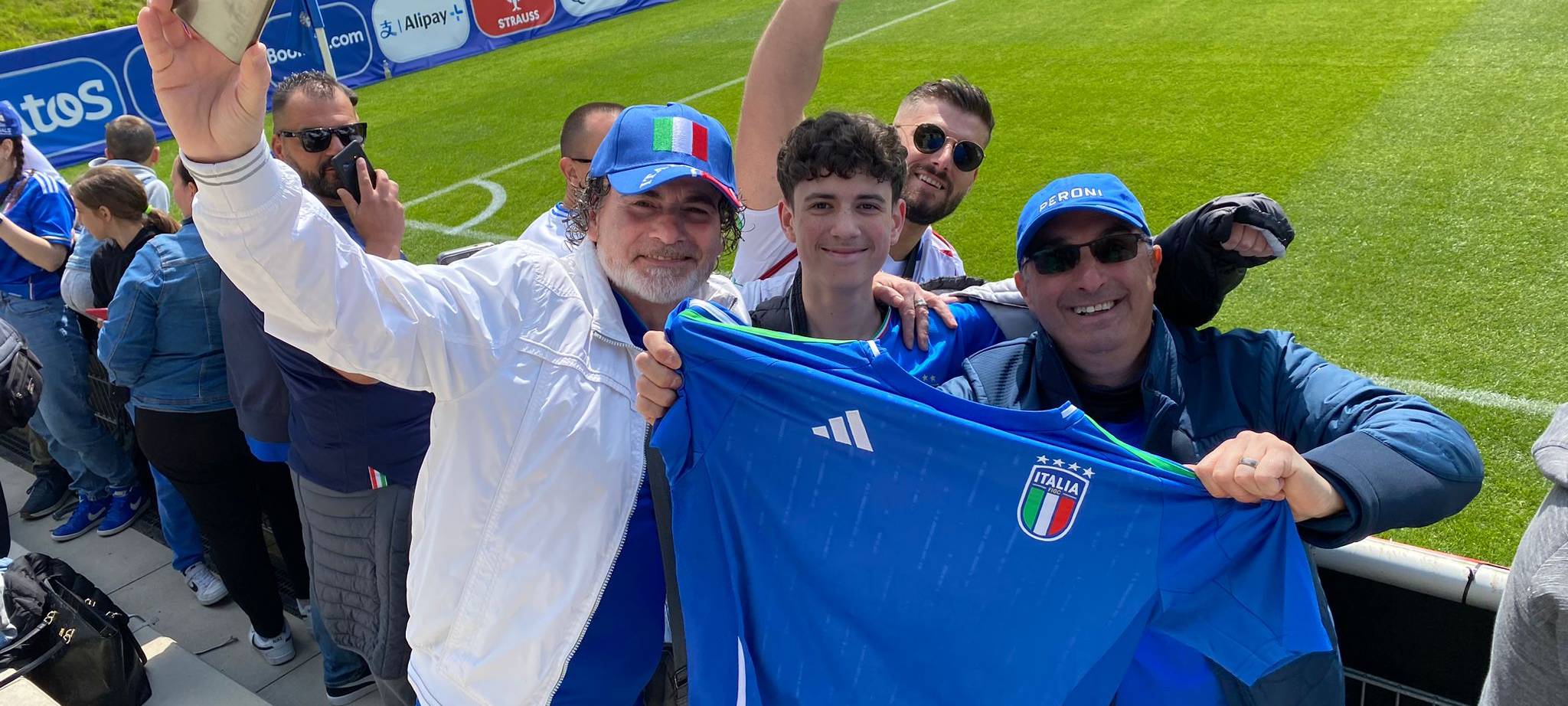 So war das öffentliche Training der Italiener in Iserlohn