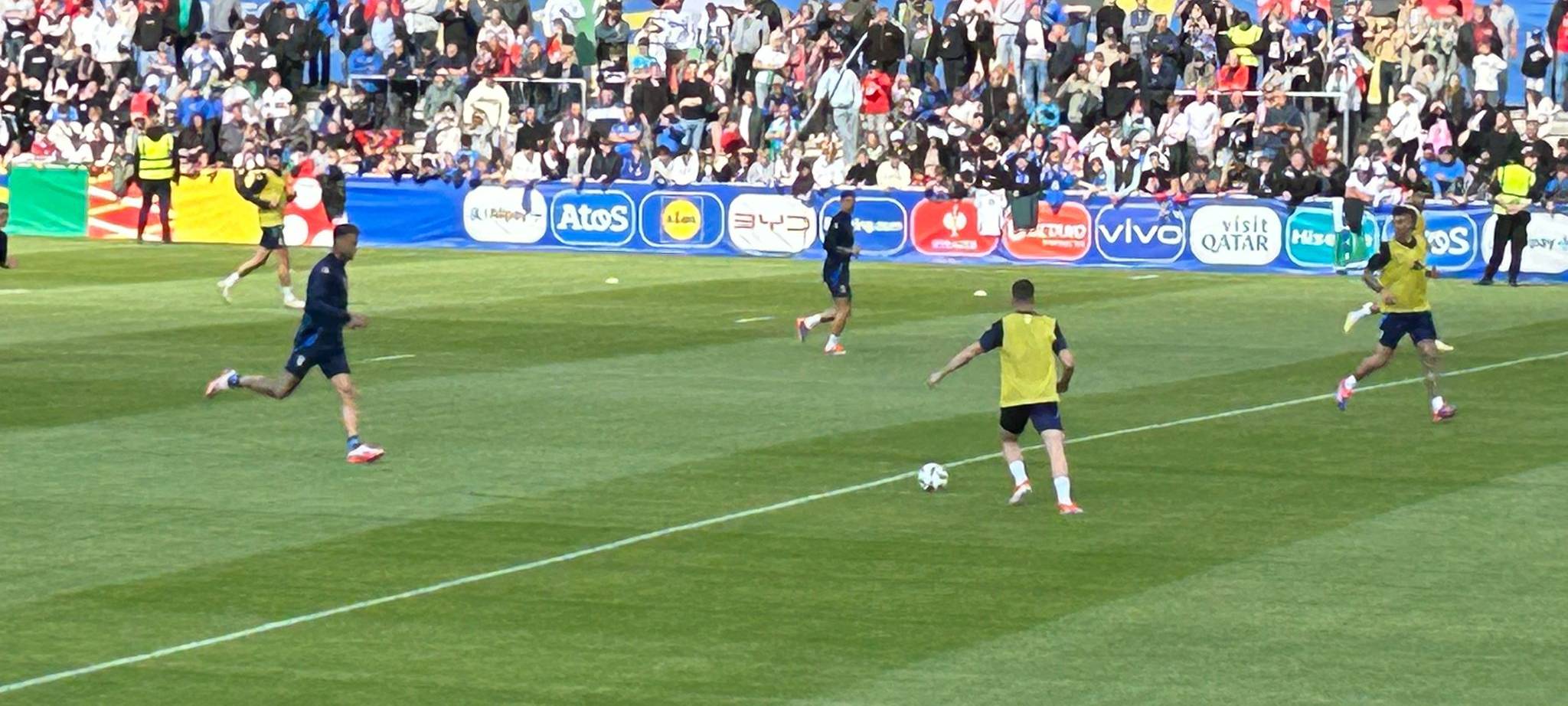 So war das öffentliche Training der Italiener in Iserlohn