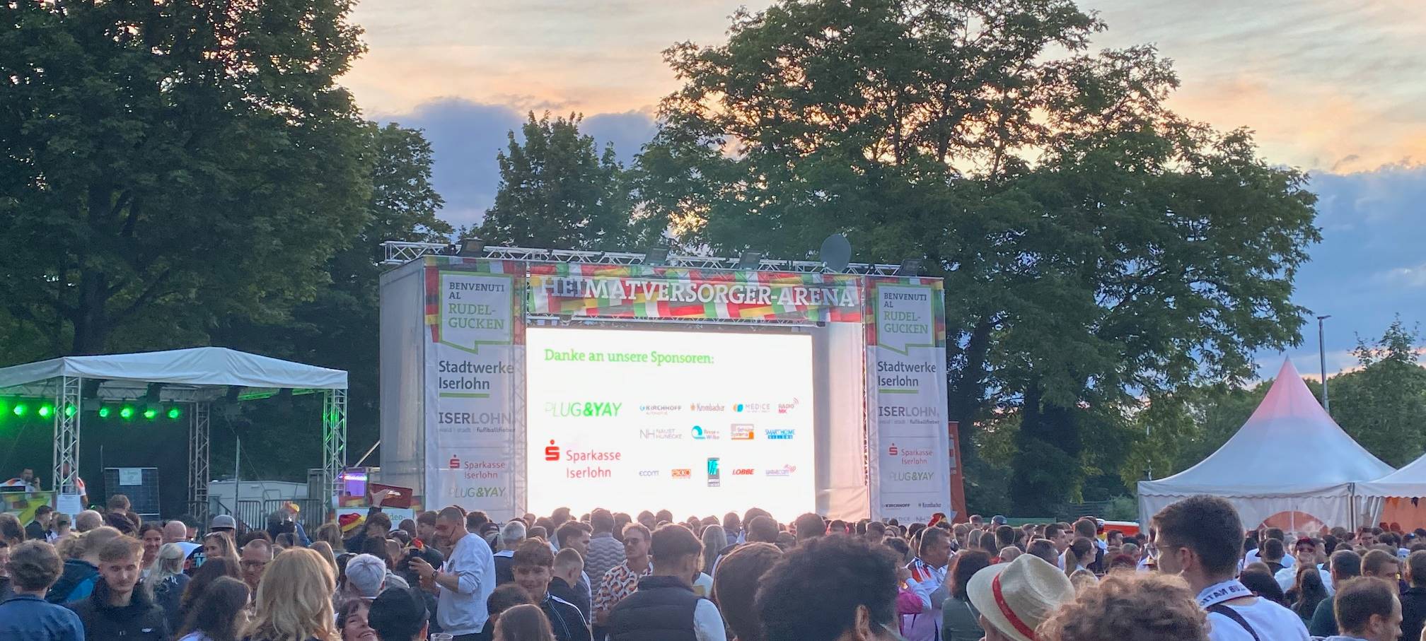 Fußballfans im Märkischen Kreis feiern Nationalelf