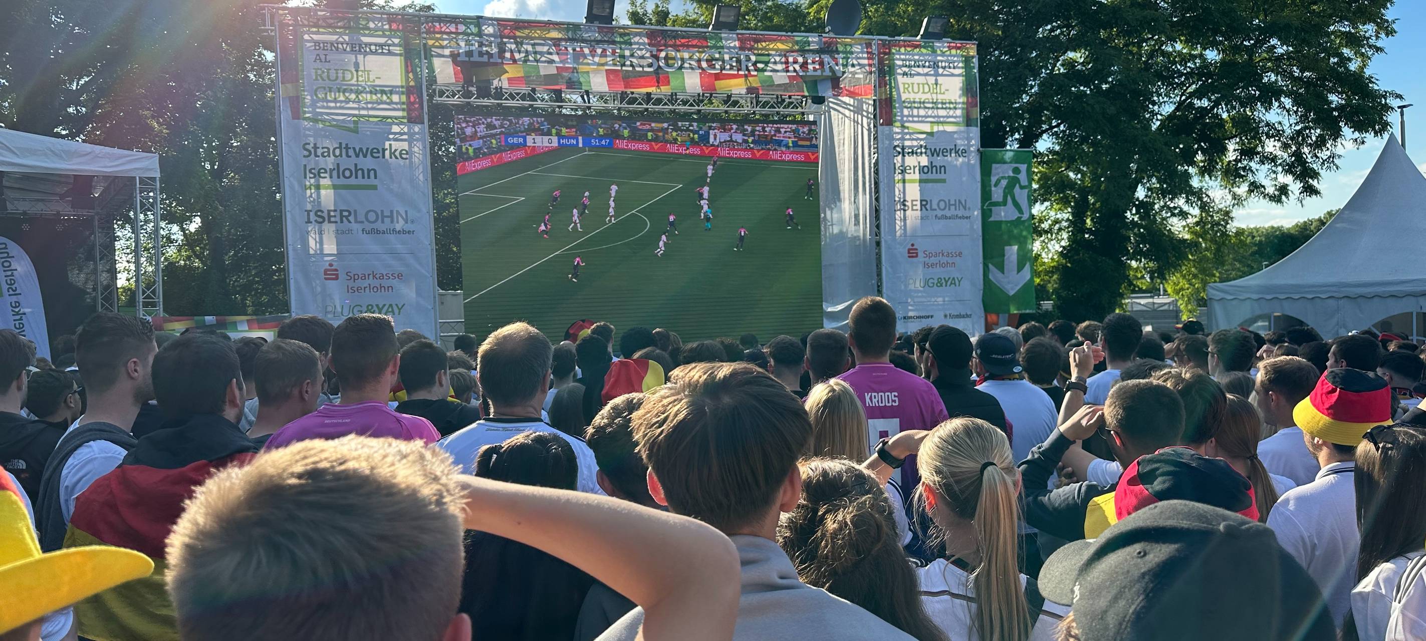 Spannung auch in der zweiten Halbzeit gegen Ungarn.