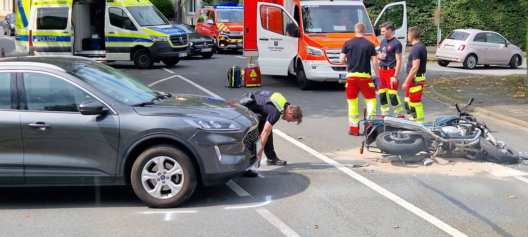 Tödlicher Motorradunfall in Menden