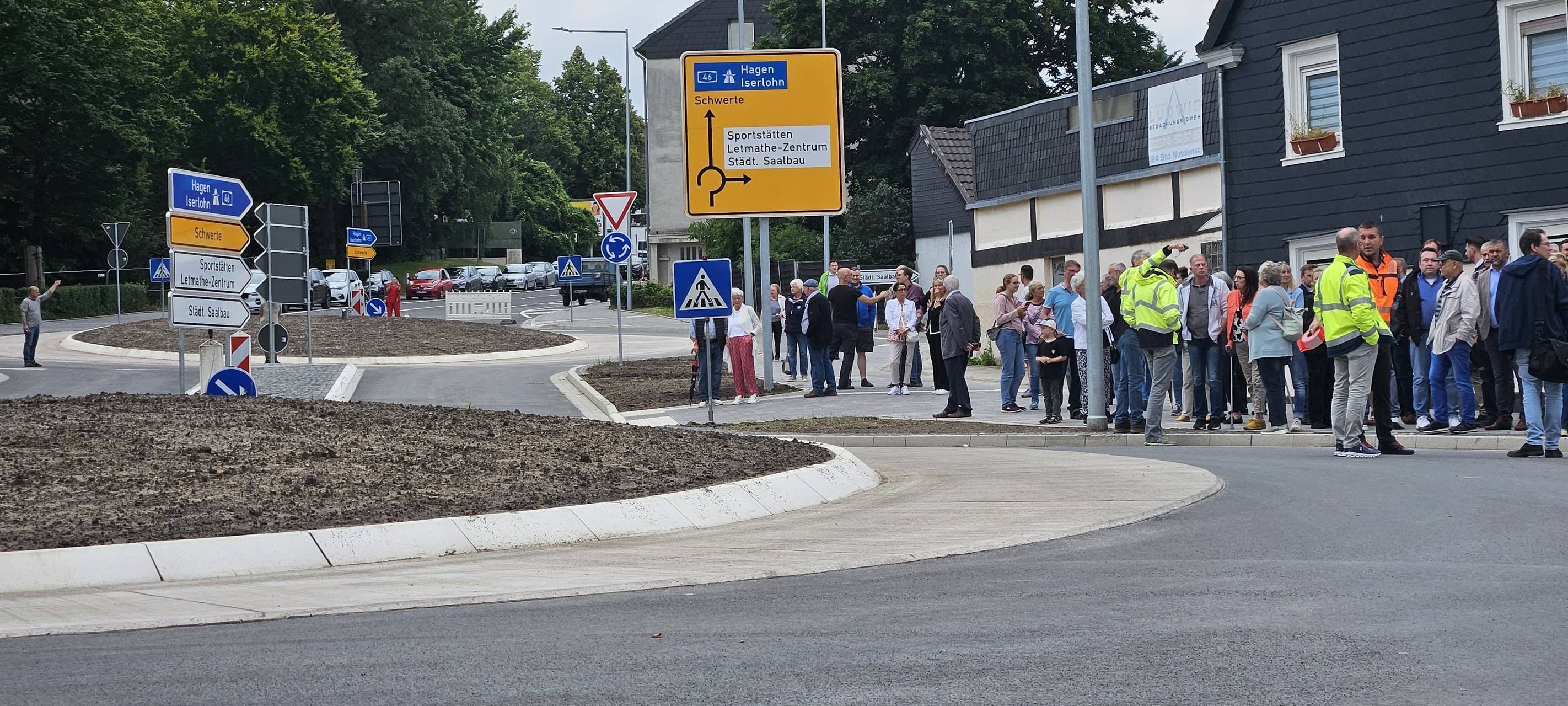 Kreisverkehr in Iserlohn-Letmathe ist fertig