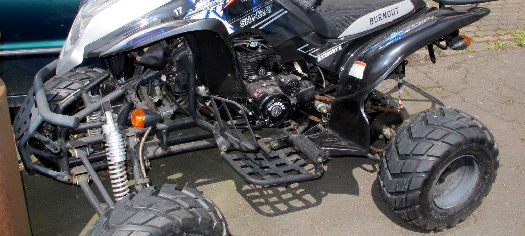 Herrenloses Quad gibt Rätsel auf