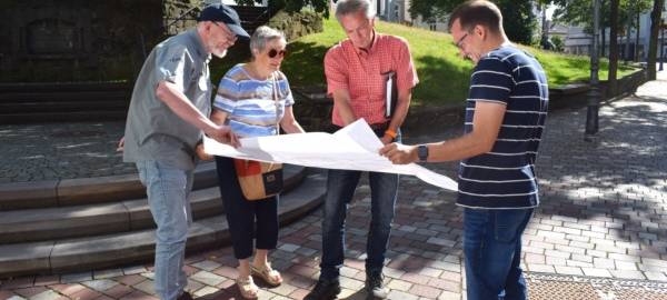Orientierungshilfen für Sehbehinderte in Lüdenscheid