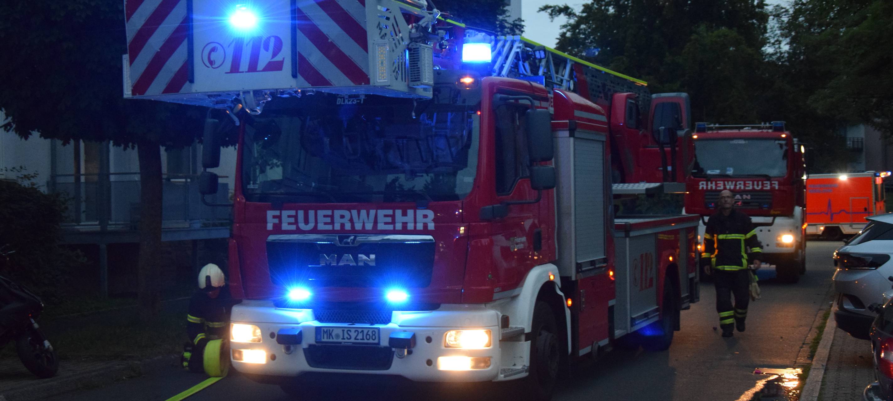 Feuer in Iserlohner Mehrfamilienhaus