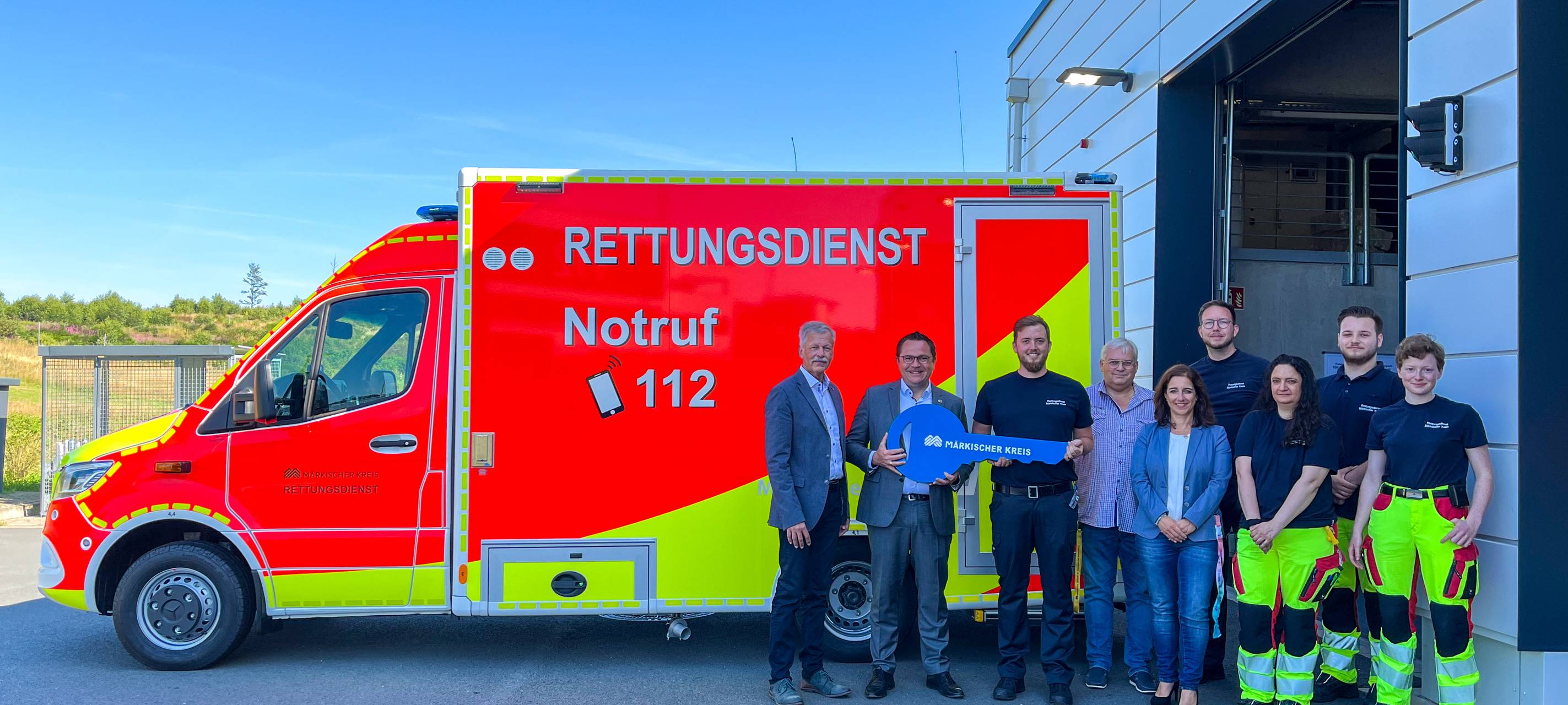 Neuer Krankentransportwagen für Rettungswache Rosmart