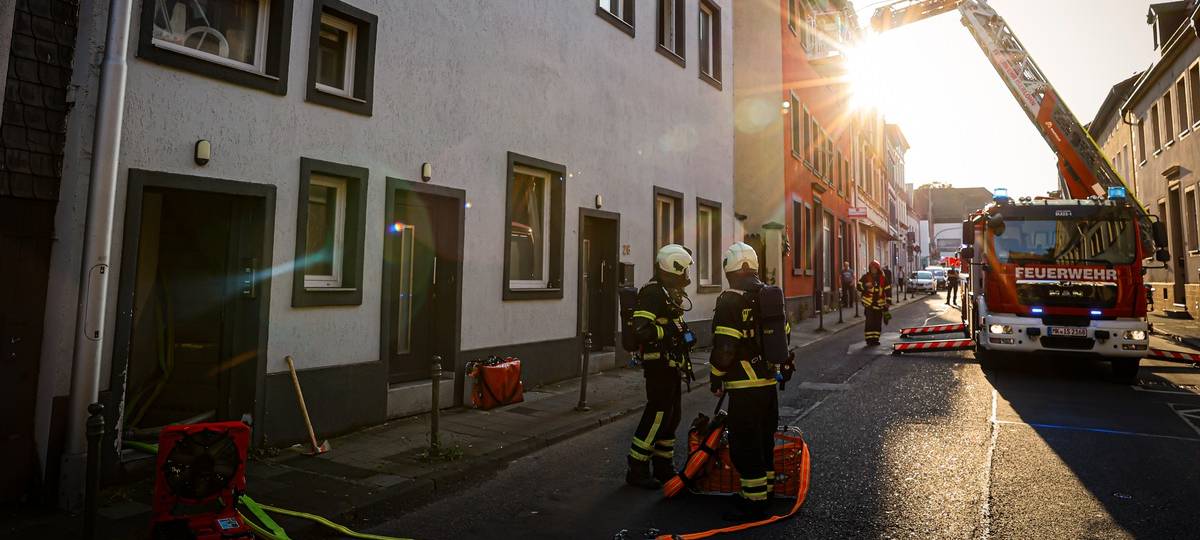Feuer in Iserlohner Altstadt