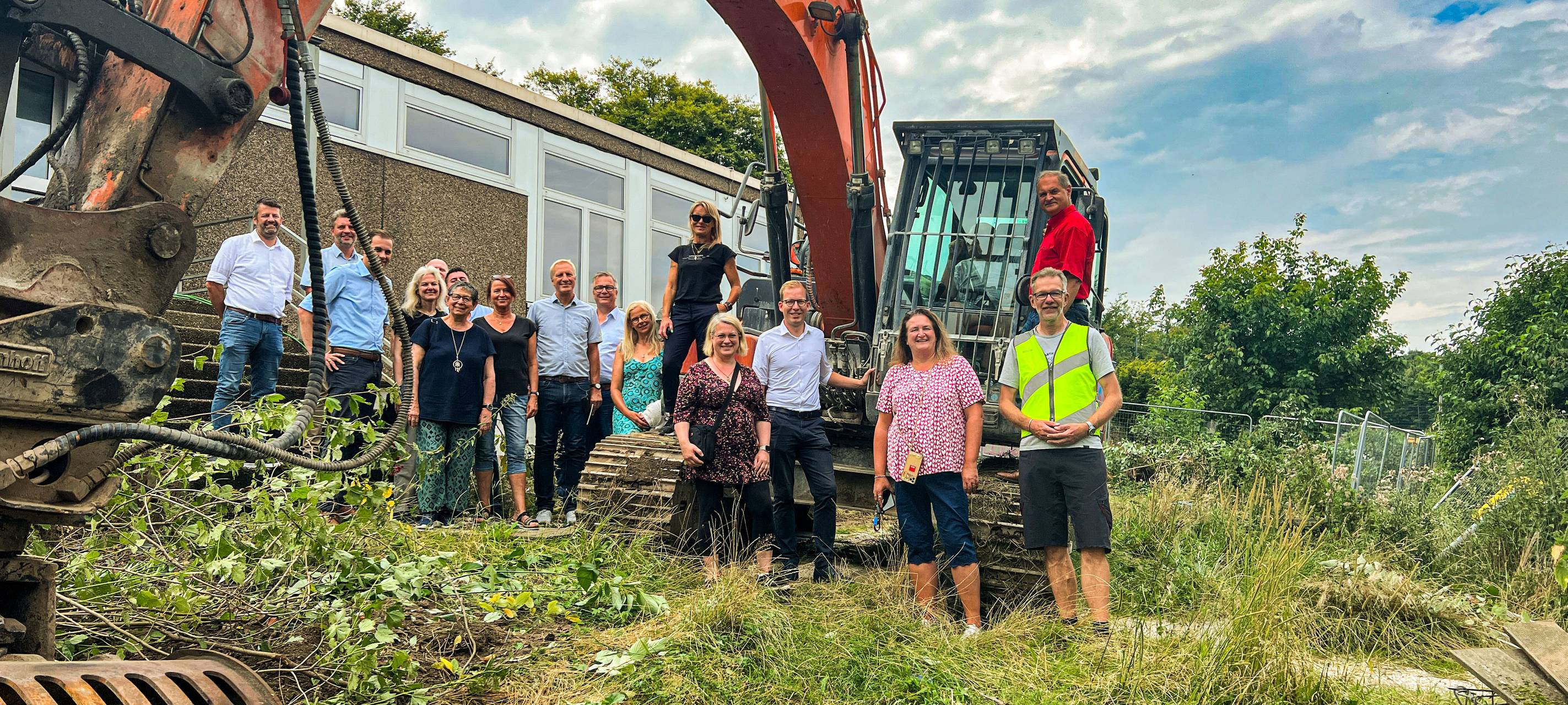Abrissarbeiten am Woeste-Gymnasium in Hemer