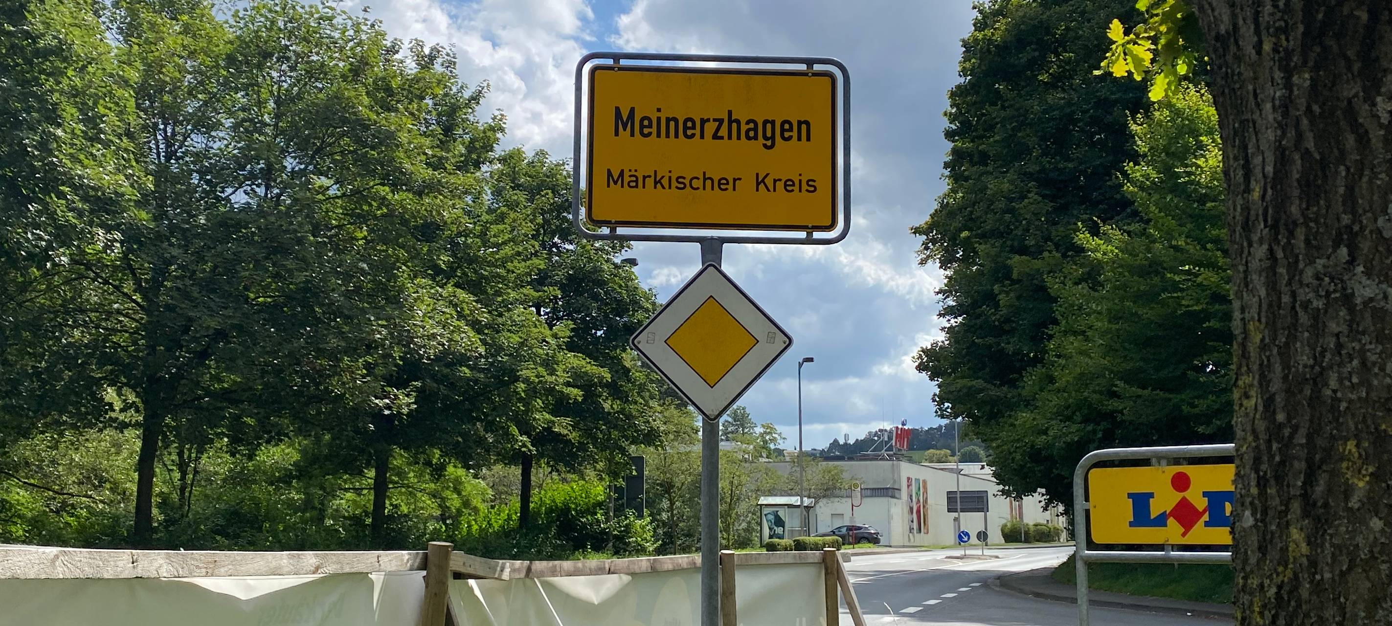 Vollsperrung in Meinerzhagen