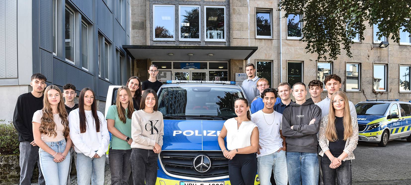 Neue Polizeischüler im Märkischen Kreis