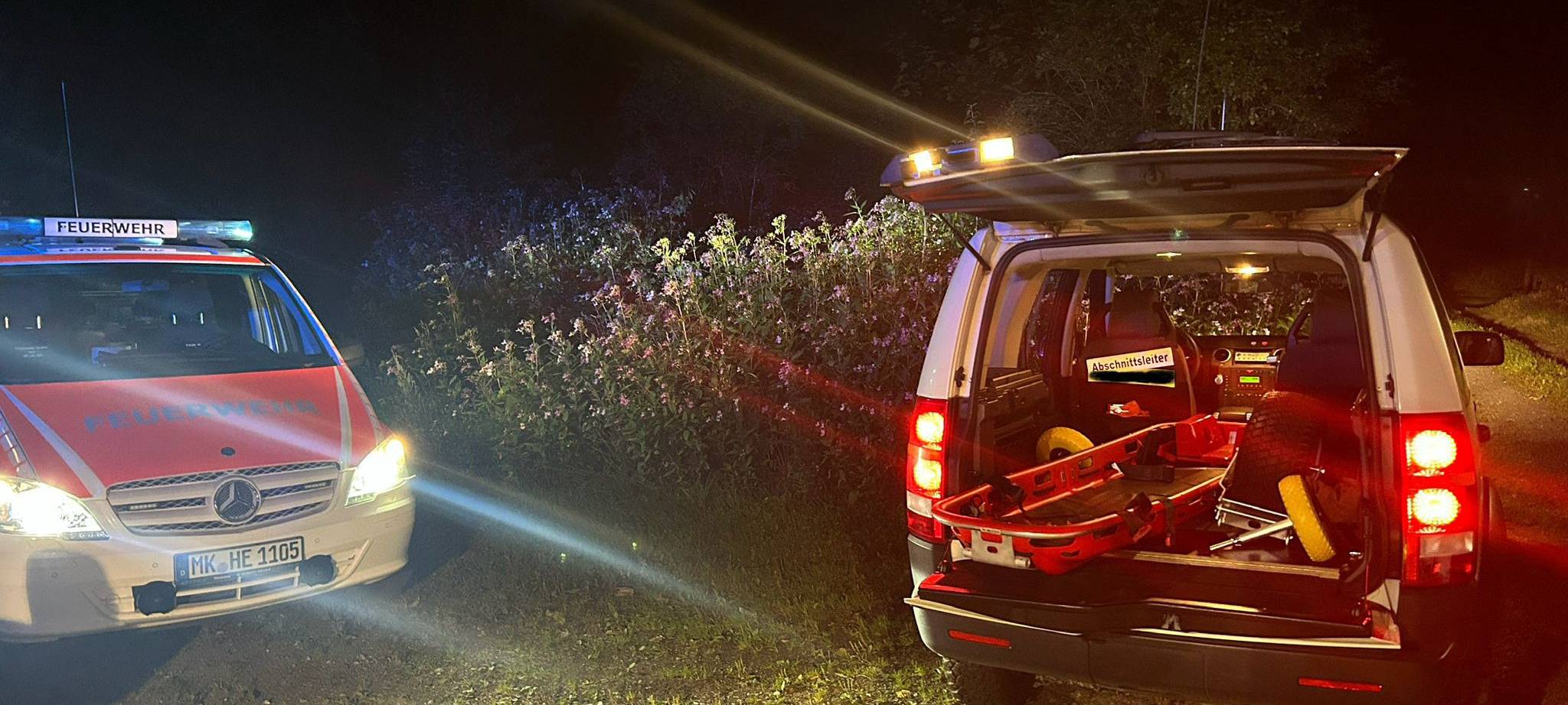 Mountainbiker aus Wald gerettet