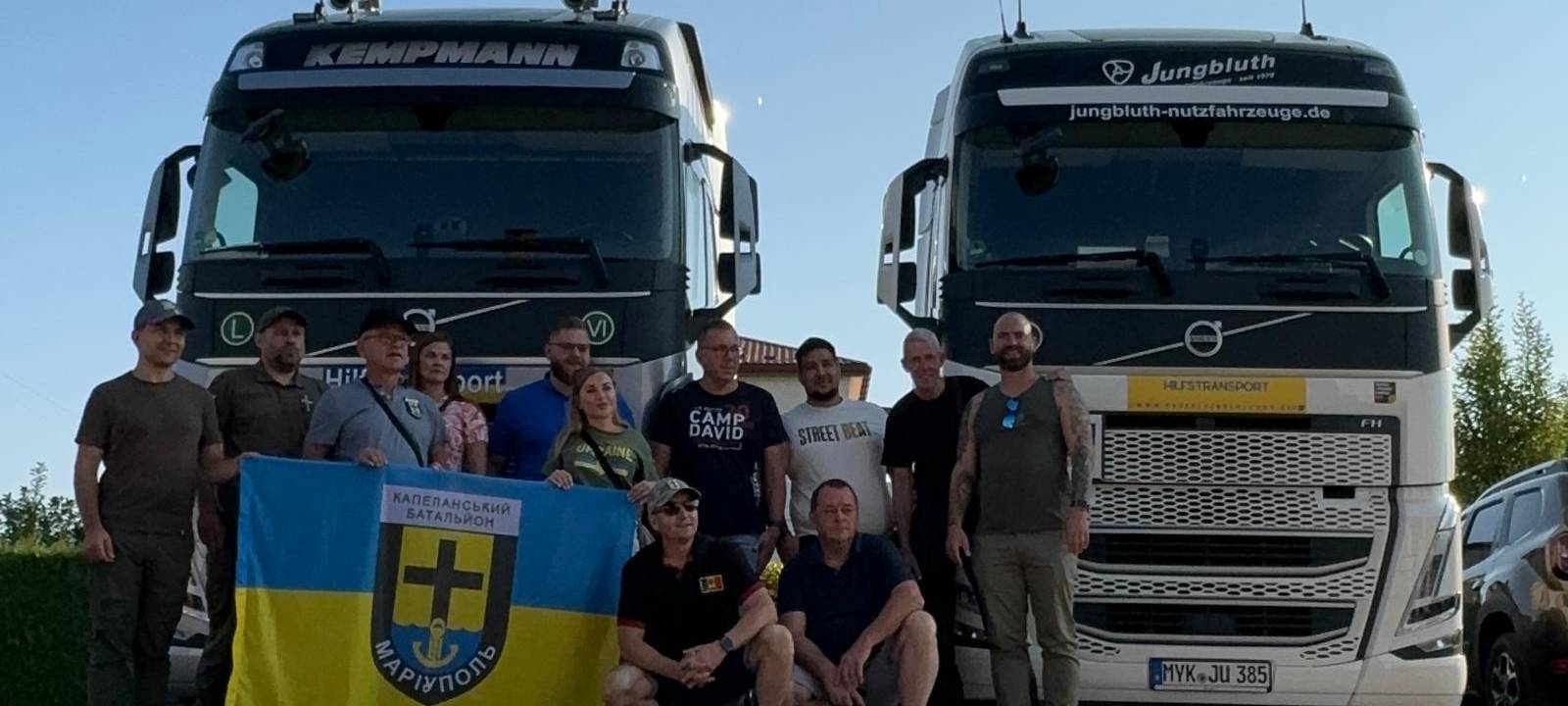Ukraine-Hilfstransport zurück im Märkischen Kreis