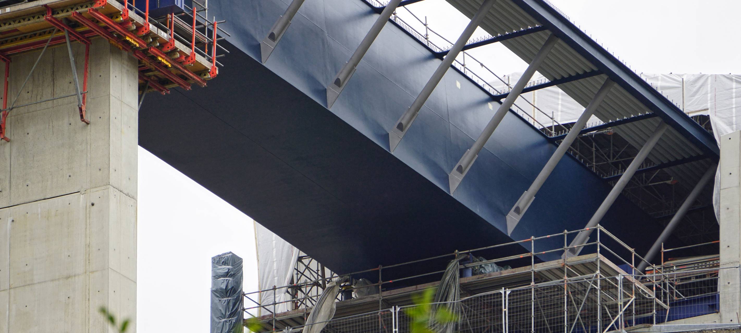 A45: Enorme Baufortschritte bei Rahmedetalbrücke