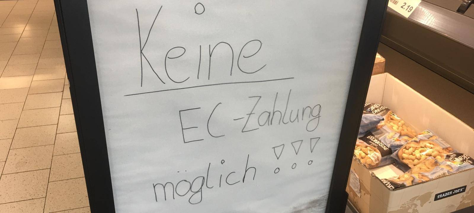 Probleme bei Kartenzahlungen auch im Märkischen Kreis