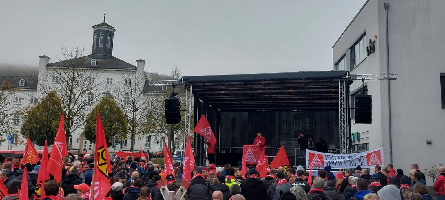 Warnstreiks in der Metall- und Elektroindustrie