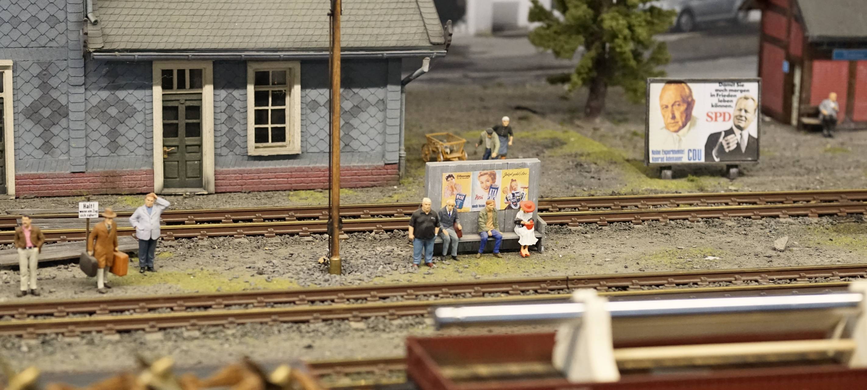 Eisenbahnreise in Halvers Vergangenheit