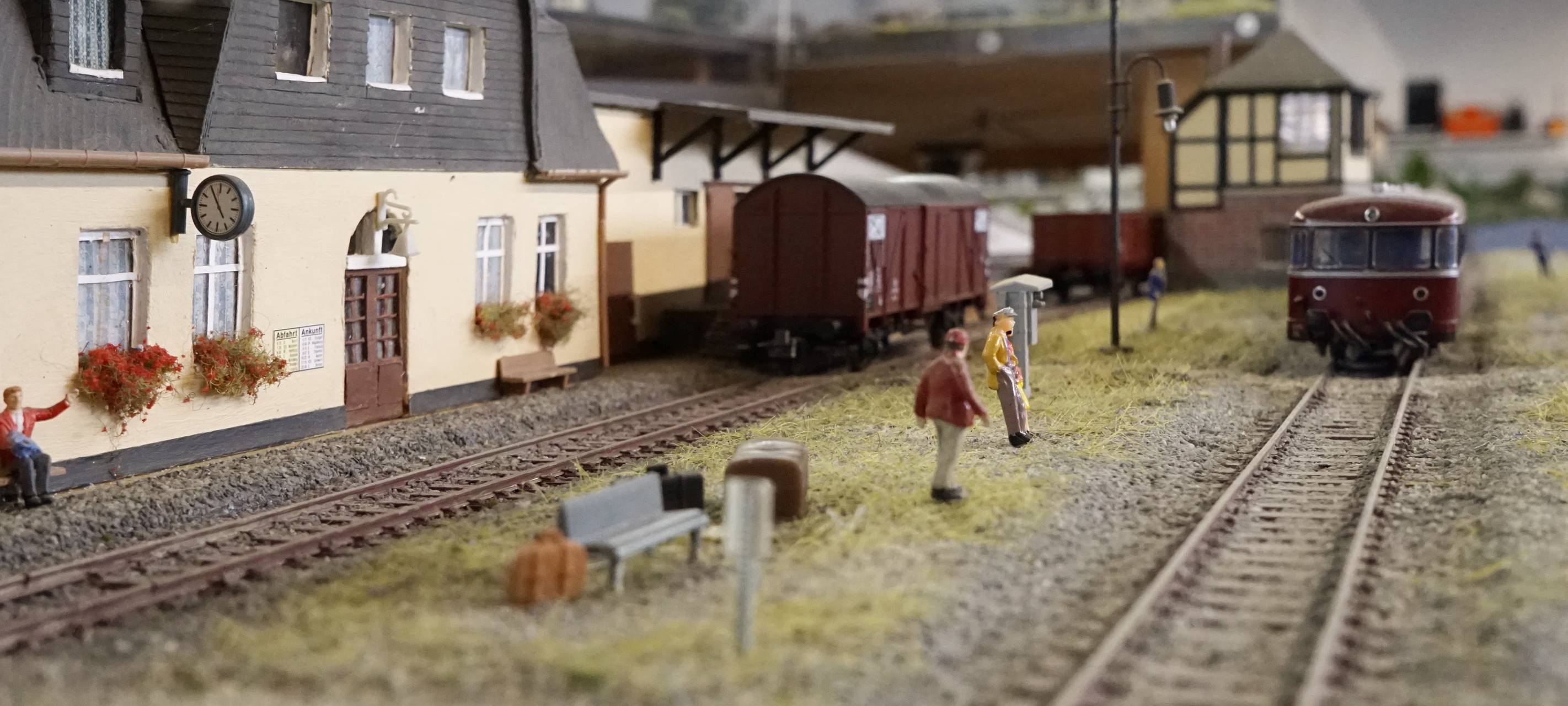 Eisenbahnreise in Halvers Vergangenheit