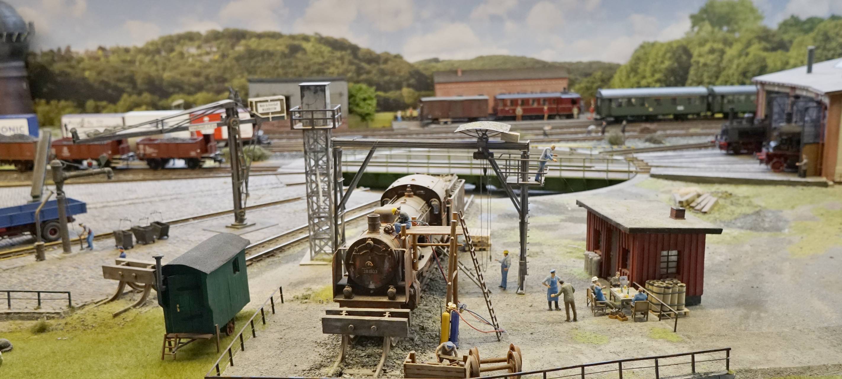 Eisenbahnreise in Halvers Vergangenheit