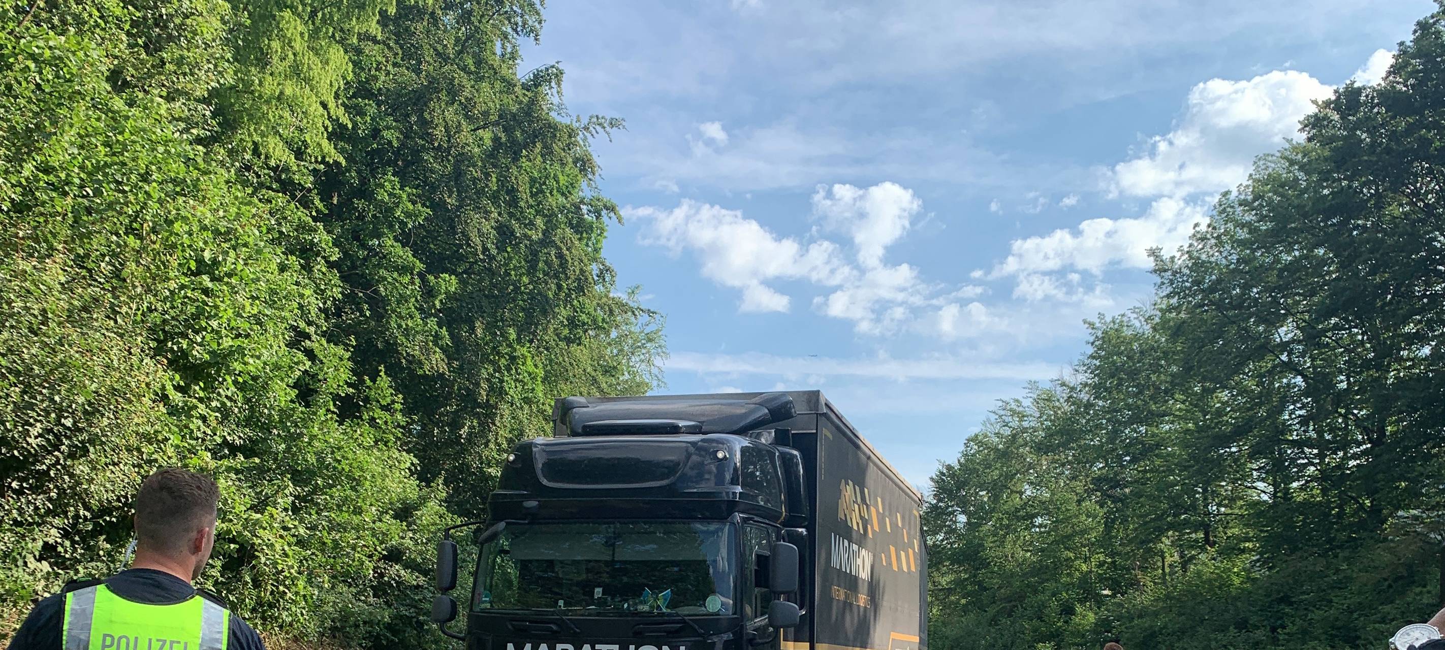 LKW Durchfahrtskontrollen Polizei
