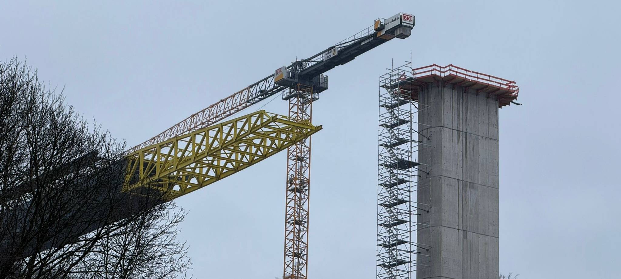Stahlhochzeit der A45 in Lüdenscheid
