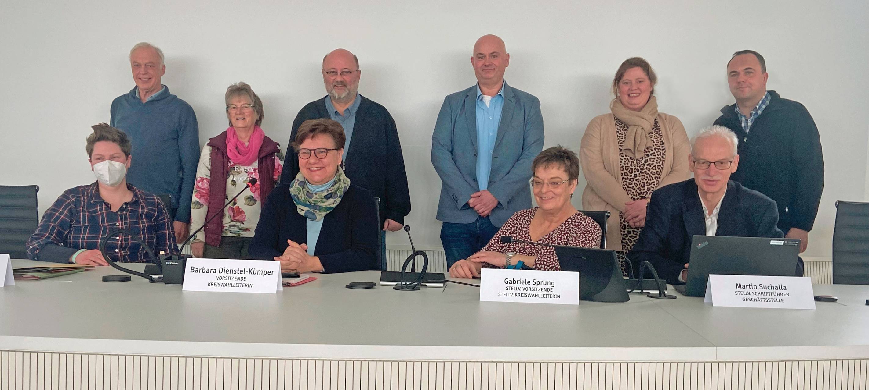 Der Wahlausschuss für den Wahlkreis Märkischer Kreis II traf sich in öffentlicher Sitzung im Lüdenscheider Kreishaus.