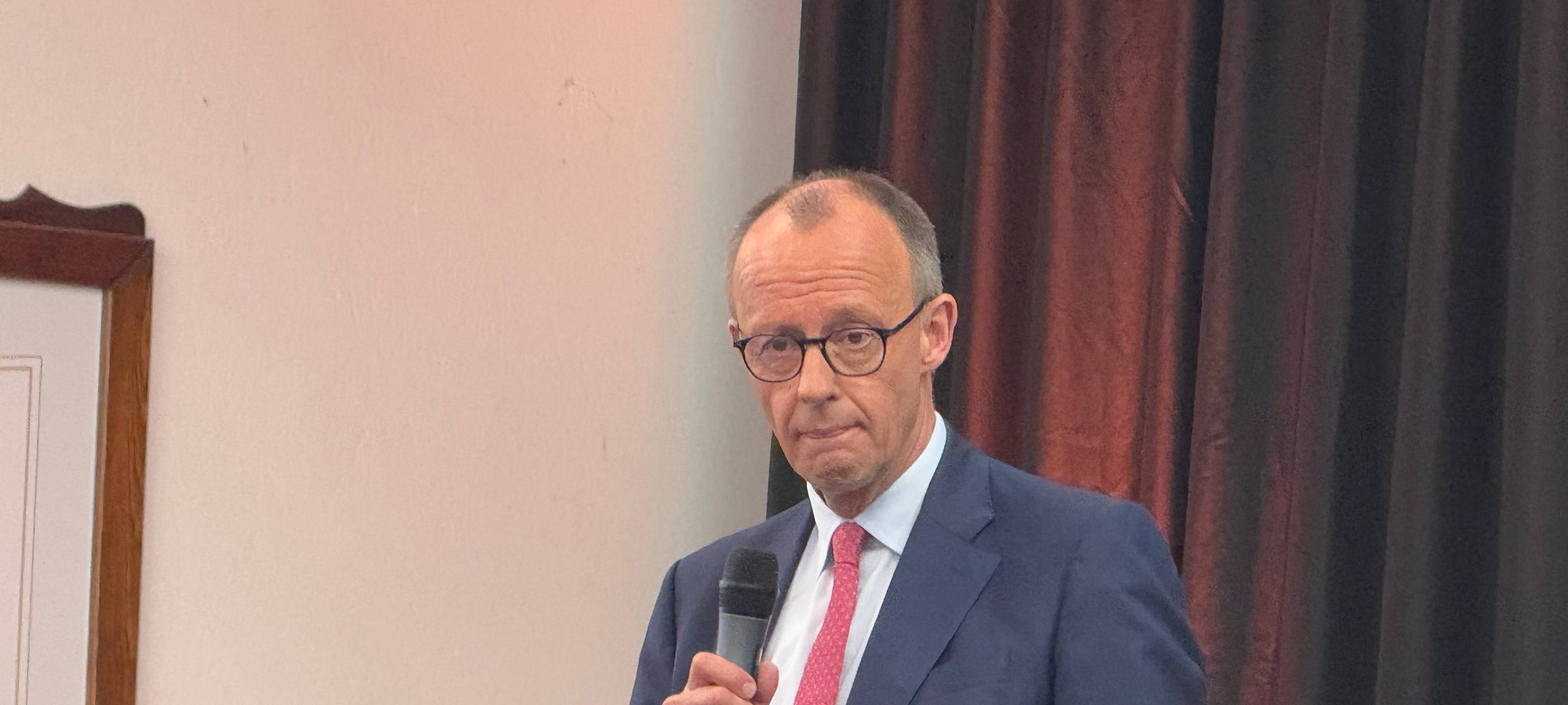 Friedrich Merz beim CDU-Neujahrsempfang in Menden