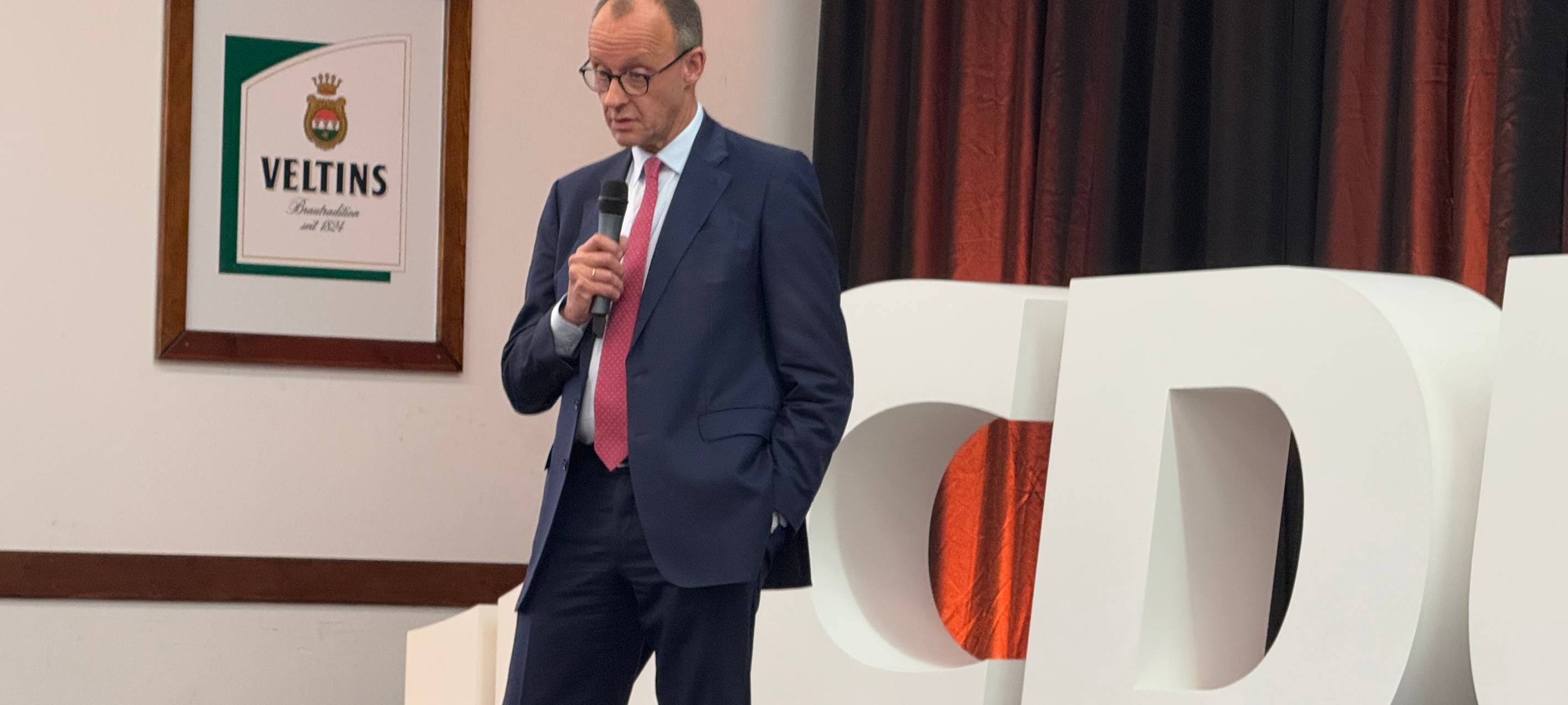 Friedrich Merz beim CDU-Neujahrsempfang in Menden