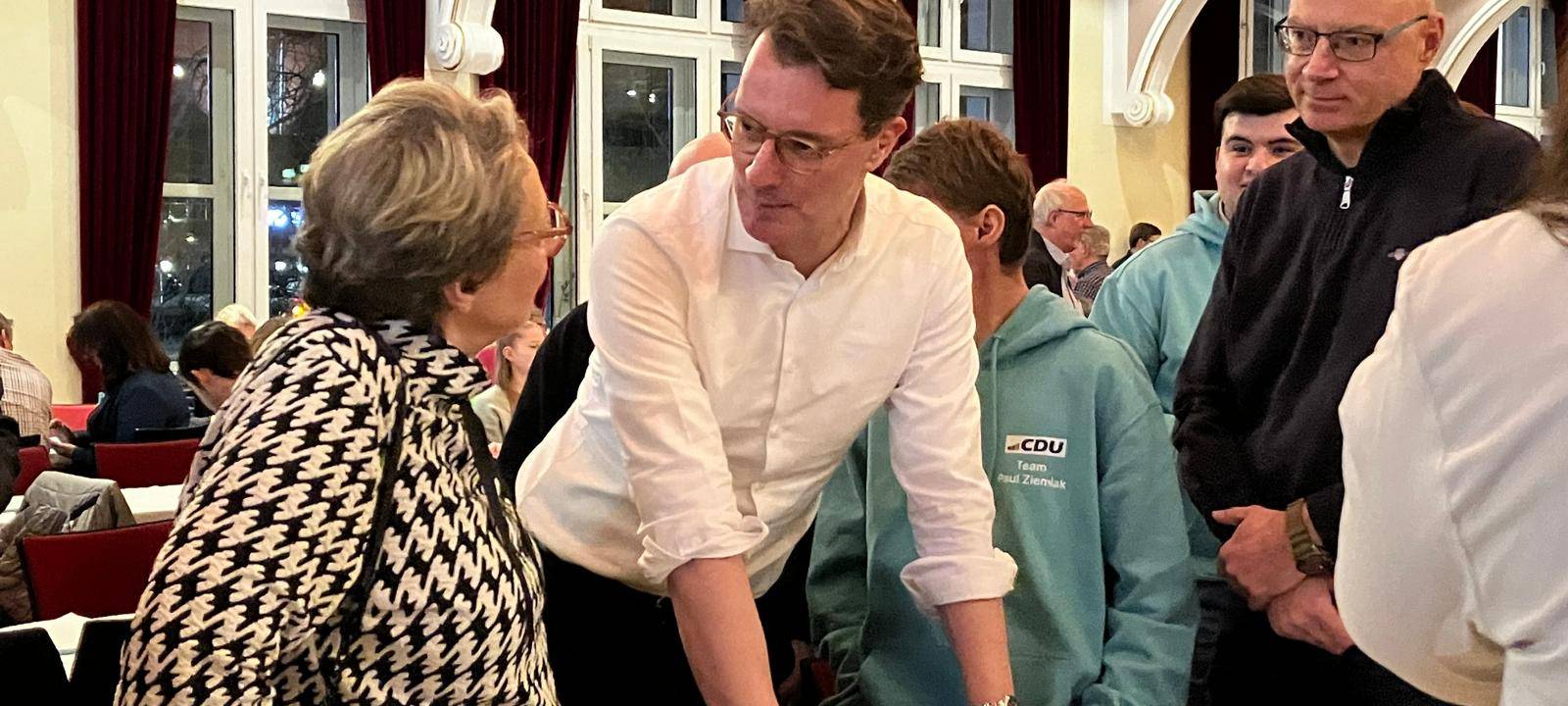 Ministerpräsident Wüst in Iserlohn