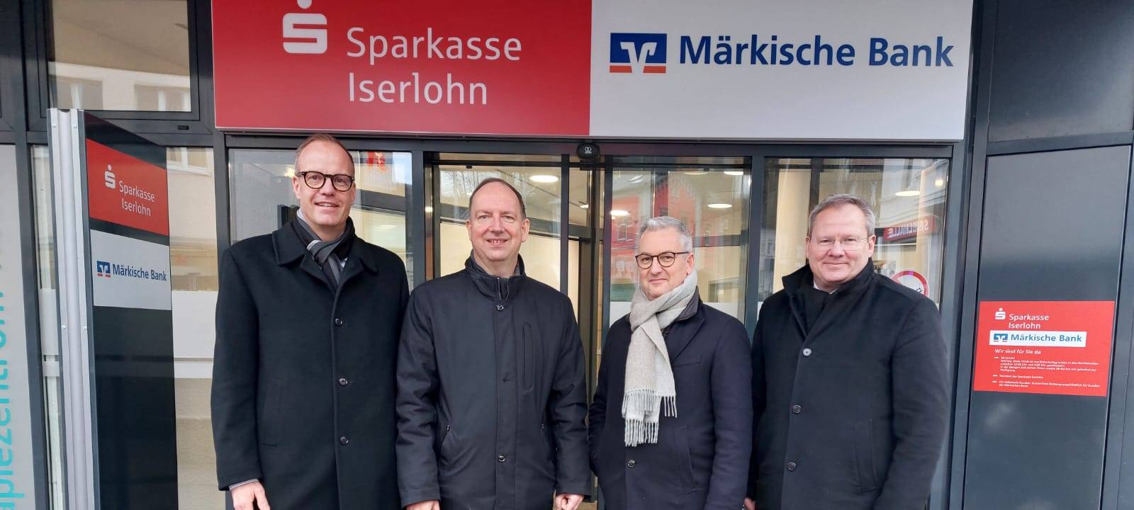 Iserlohner Sparkasse und Märkische Bank machen gemeinsame Sache