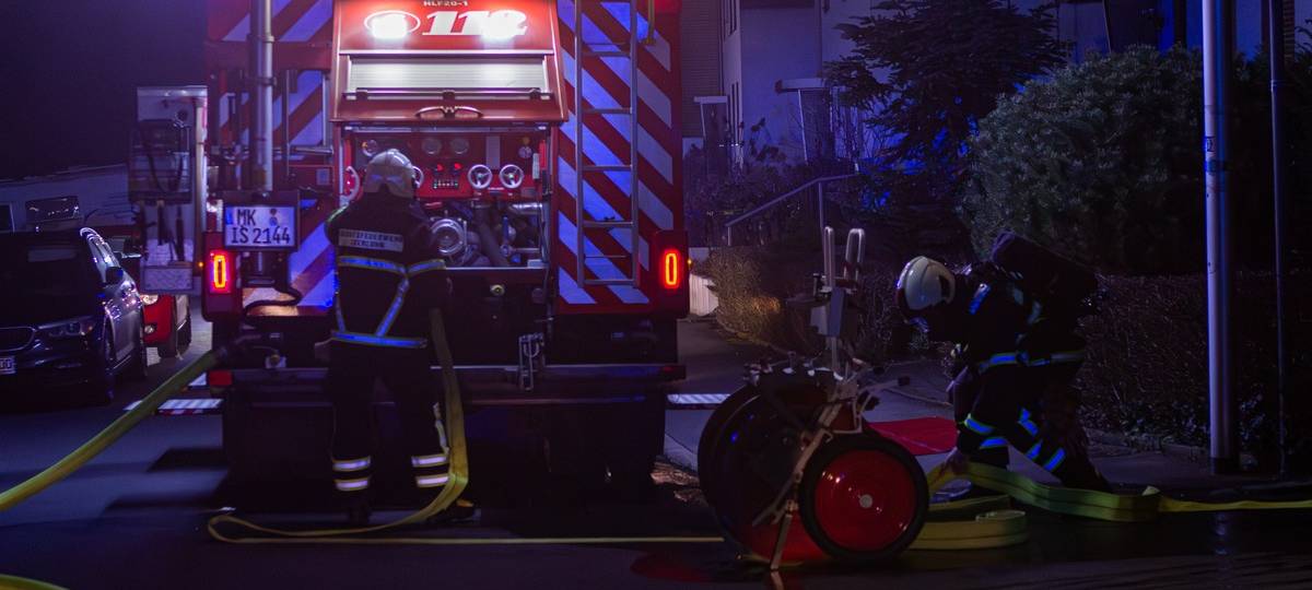Brennende Gegenstände lösen Zimmerbrand in Iserlohn aus