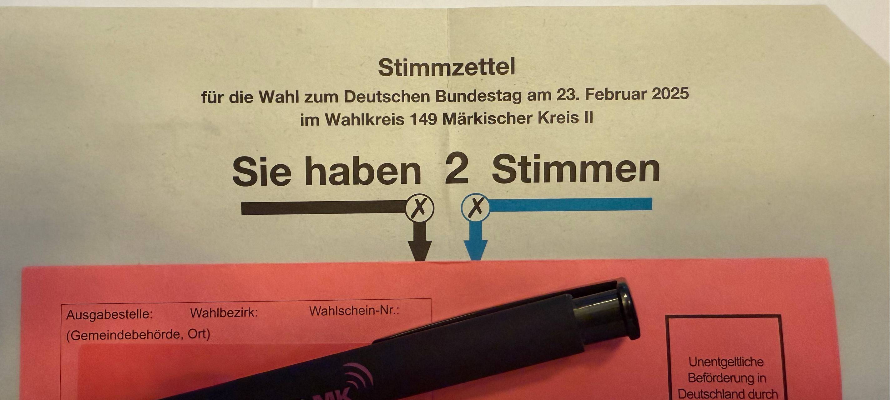 Probleme beim Versand von Briefwahlunterlagen in Plettenberg