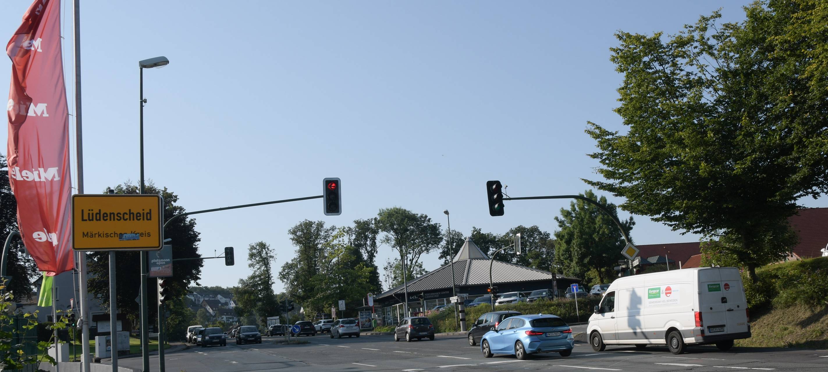 Neue Ampelanlage für Kreuzung an der Heedfelder Straße in Lüdenscheid