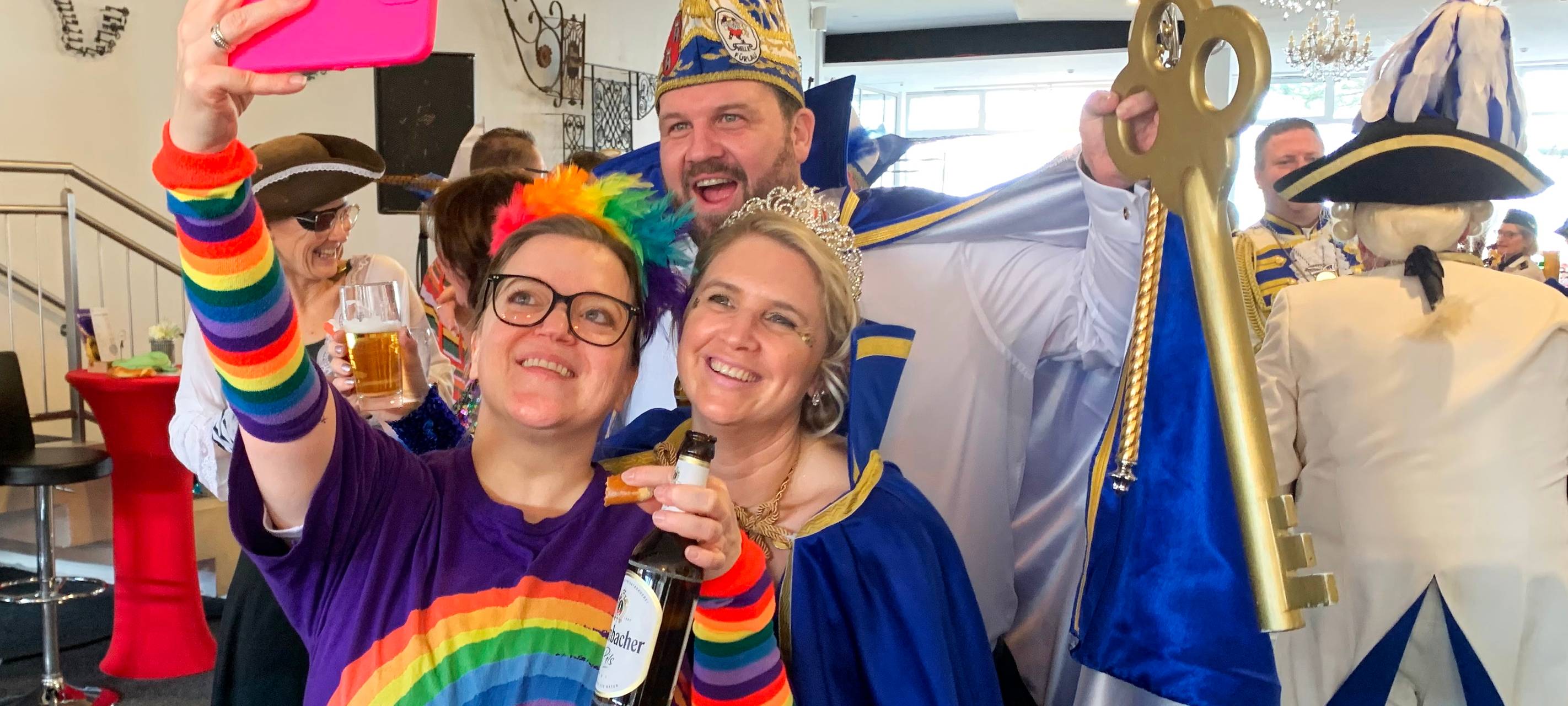 Narren an der Macht - Schlüssel der Stadt übergeben