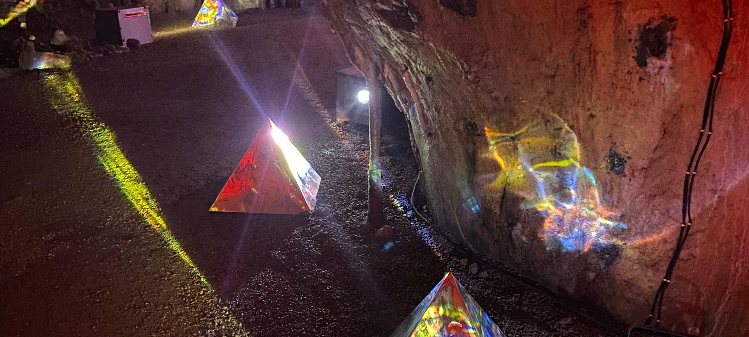 Höhlenlichter in der Iserlohner Dechenhöhle