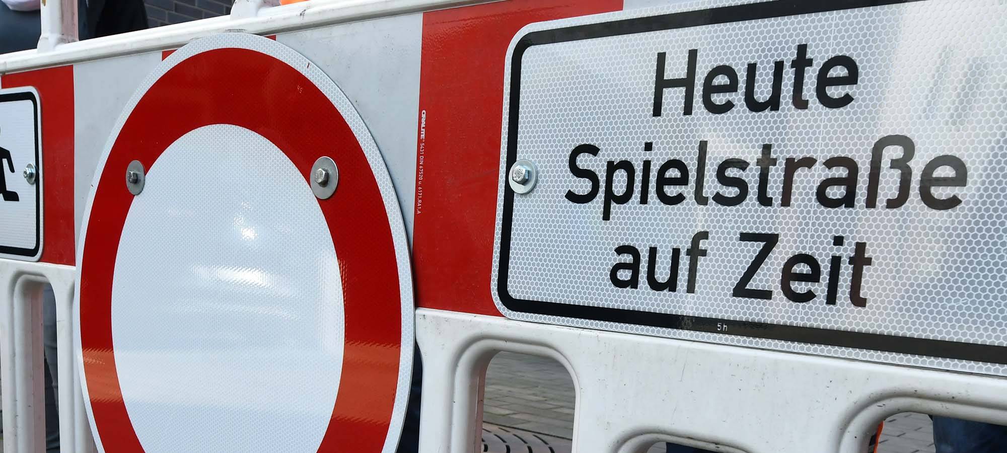 "Spielstraße auf Zeit" in Hemer