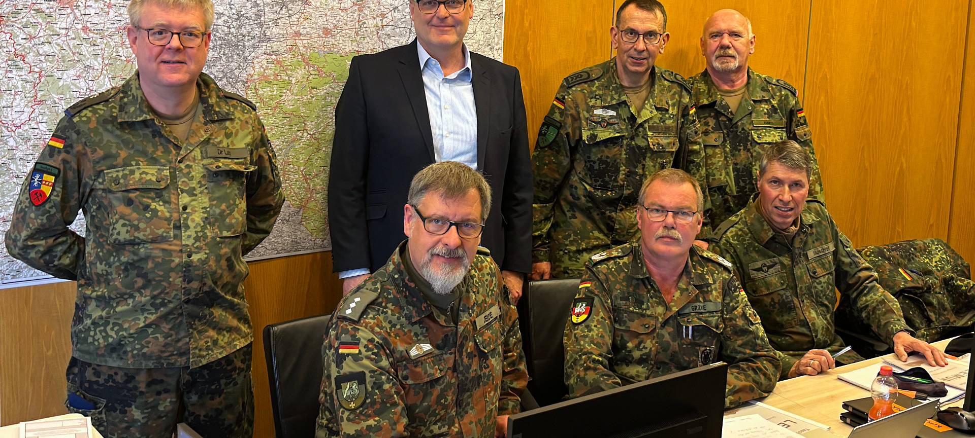 Bundeswehr-Übung im Kreishaus Lüdenscheid